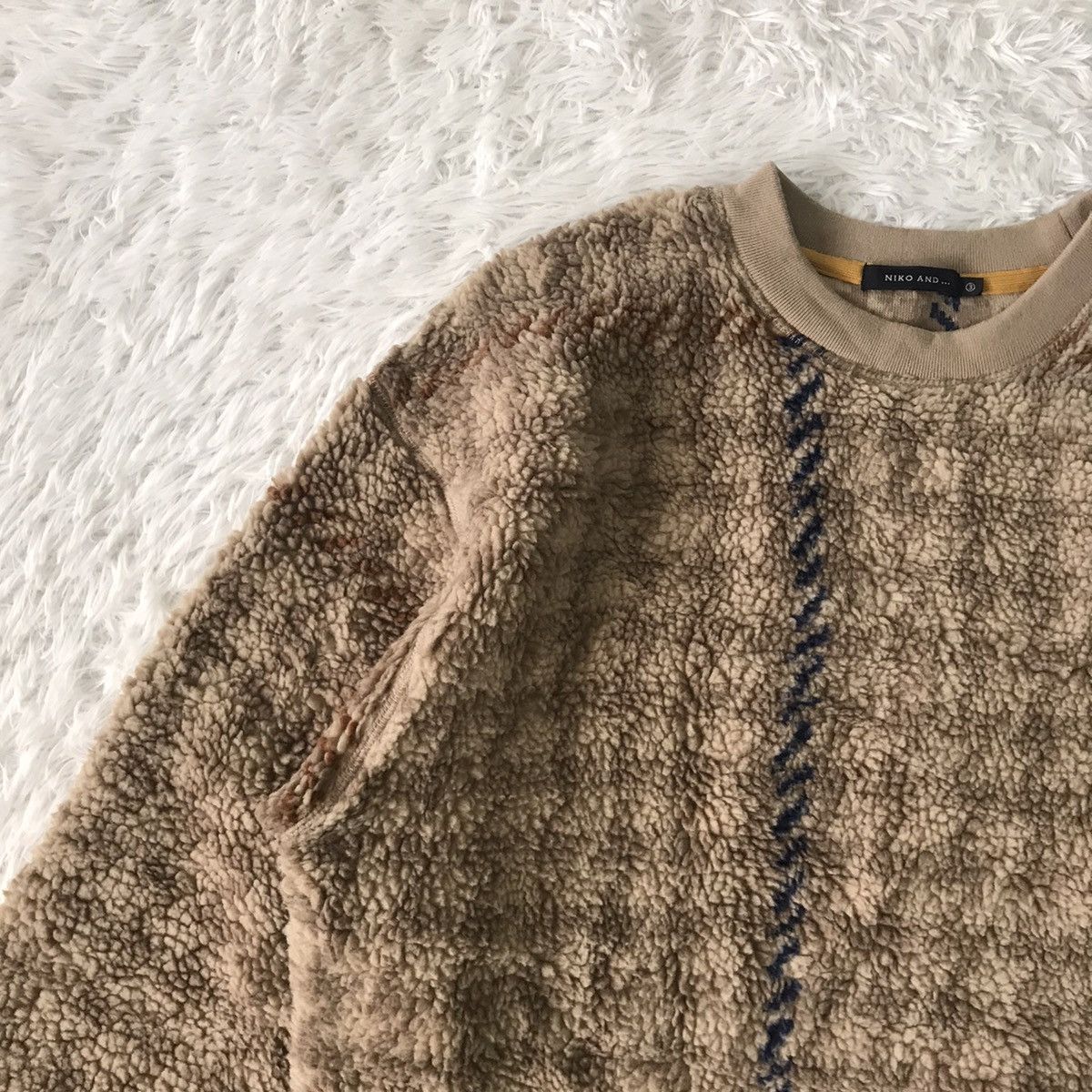 Art Comes First × Japanese Brand 💥Steals💥Niko And... Art Fleece Pile Jumper Size US M / EU 48-50 / 2 - 6 Thumbnail