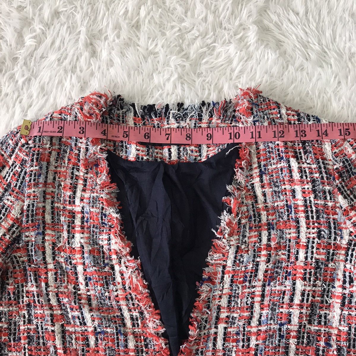 Art Comes First 💥Steals💥Macphee Tomorrowland Tweed Style Like Jacket Size S / US 4 / IT 40 - 17 Thumbnail