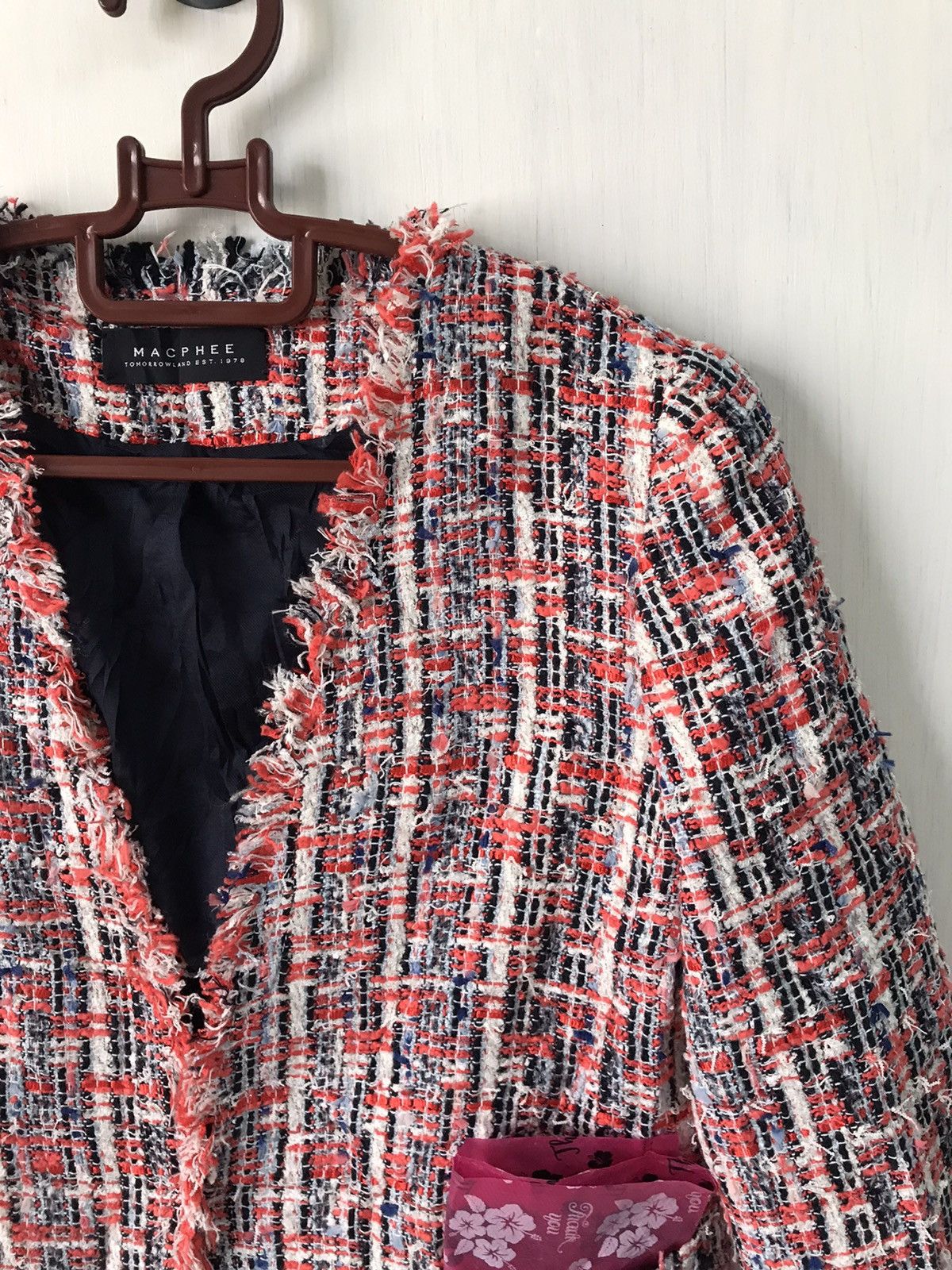 Art Comes First 💥Steals💥Macphee Tomorrowland Tweed Style Like Jacket Size S / US 4 / IT 40 - 4 Thumbnail