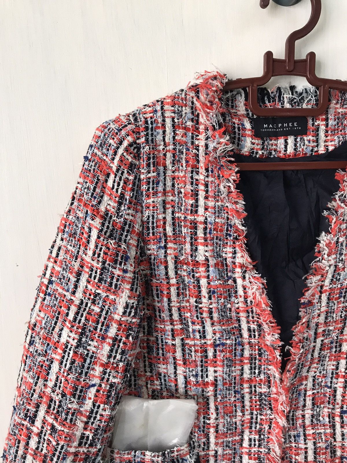 Art Comes First 💥Steals💥Macphee Tomorrowland Tweed Style Like Jacket Size S / US 4 / IT 40 - 3 Thumbnail