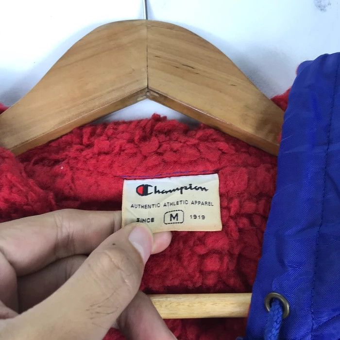Champion × Vintage Vintage CHAMPION ATHLETIC Embroidered Logo Blue Long Jacket Size US M / EU 48-50 / 2 - 6 Thumbnail