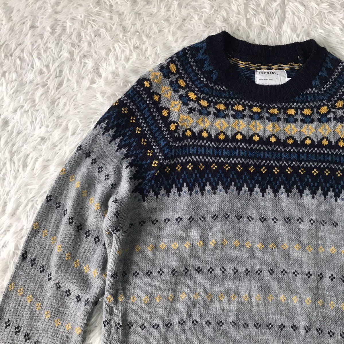 Art Comes First × Topman Topman Sweater Jumper Knit Made in Italy Size US M / EU 48-50 / 2 - 6 Thumbnail