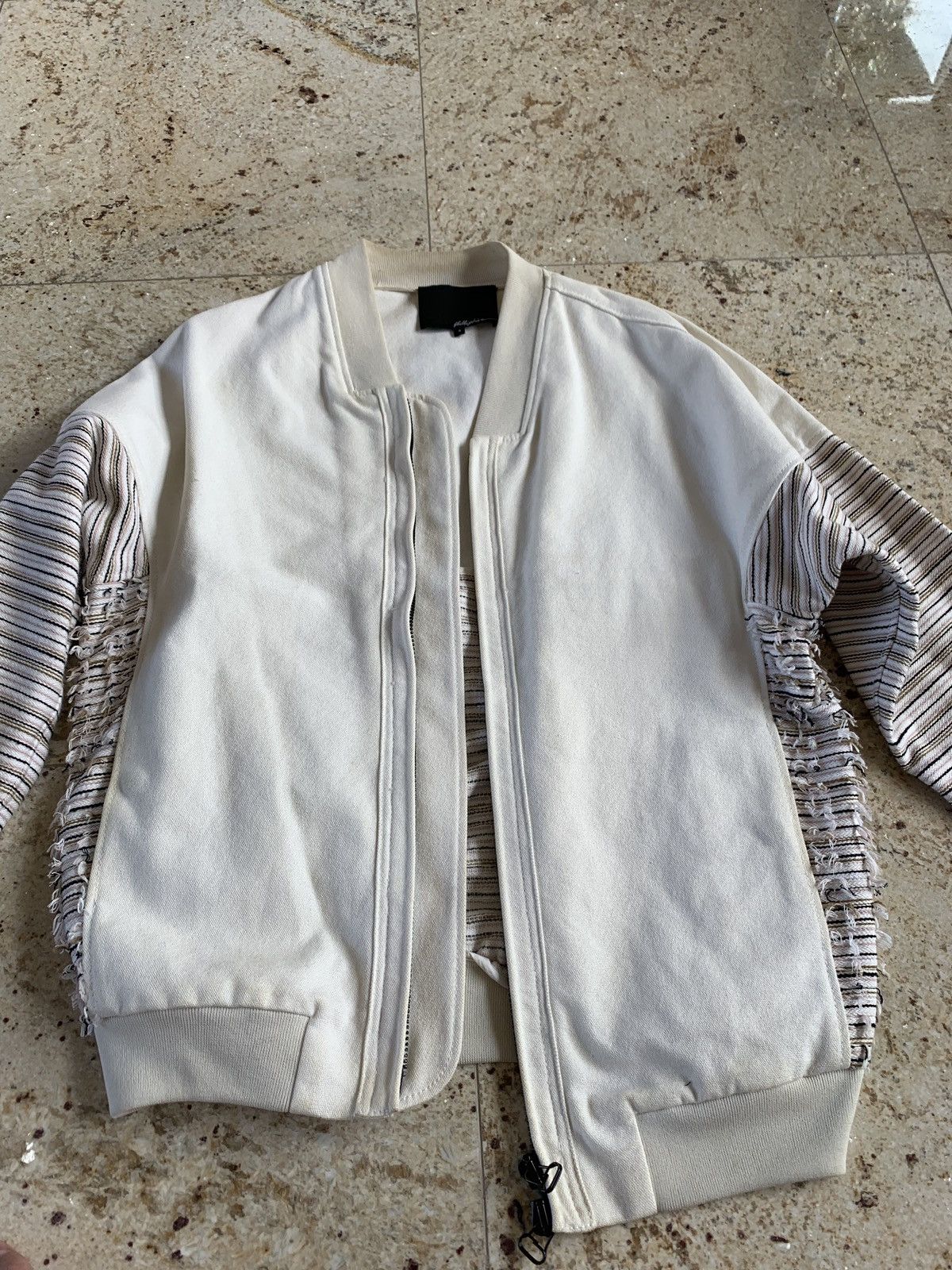 3.1 Phillip Lim Light Jacket in White With Frayed Back Size US S / EU 44-46 / 1 - 12 Thumbnail