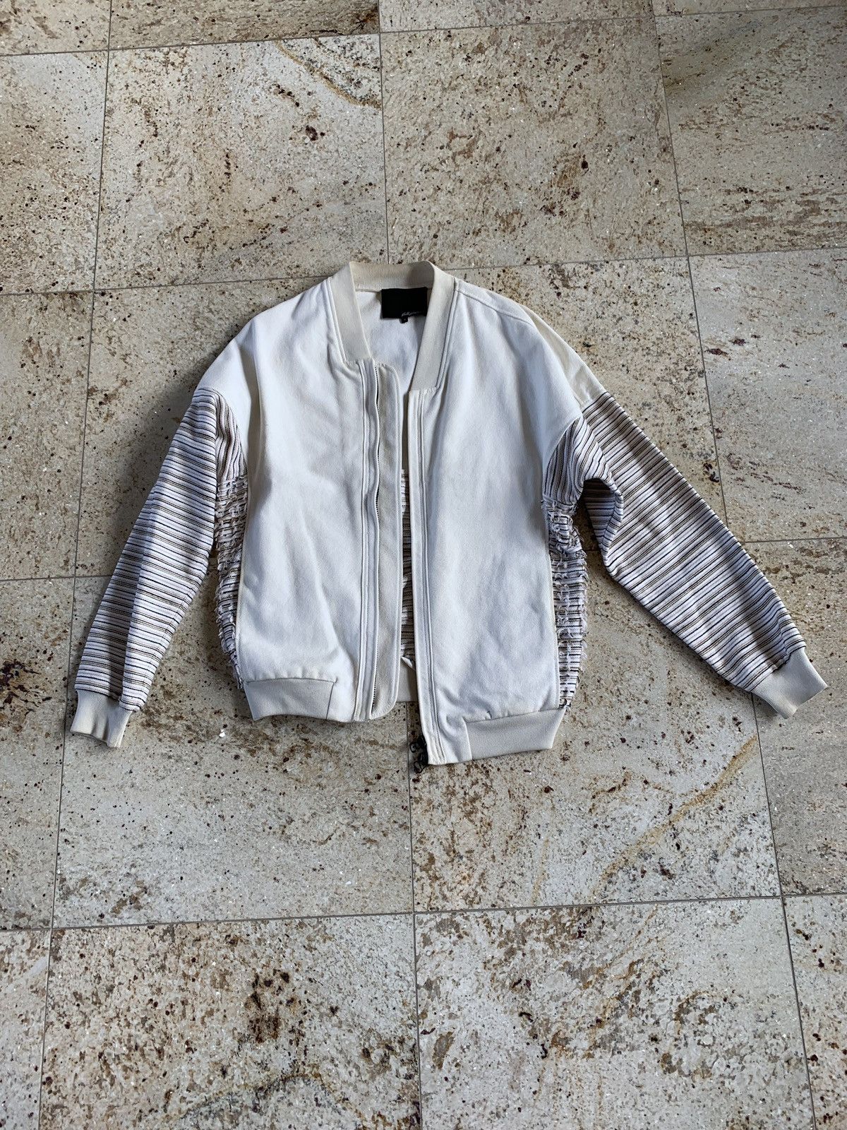 3.1 Phillip Lim Light Jacket in White With Frayed Back Size US S / EU 44-46 / 1 - 2 Thumbnail