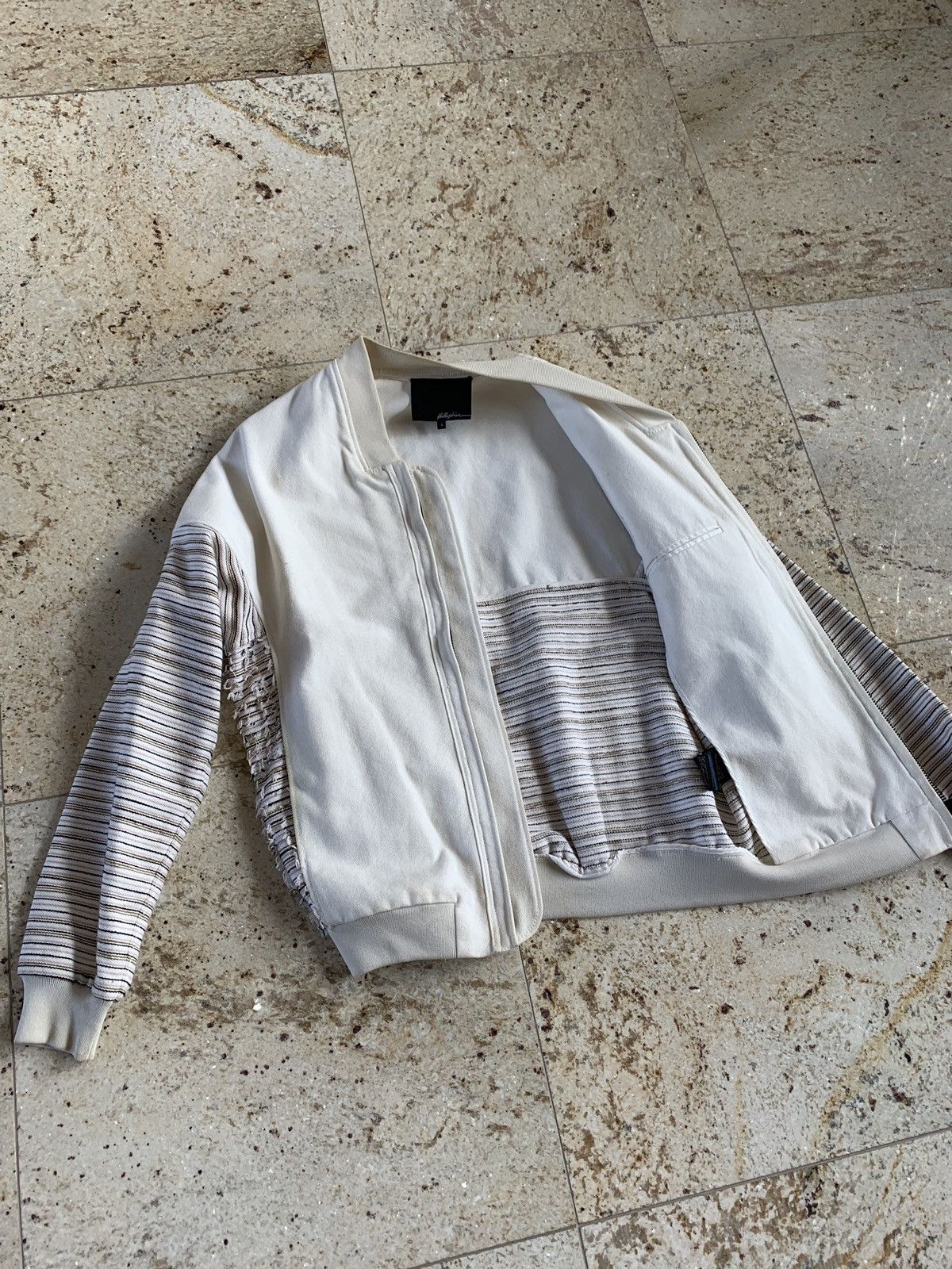 3.1 Phillip Lim Light Jacket in White With Frayed Back Size US S / EU 44-46 / 1 - 15 Thumbnail