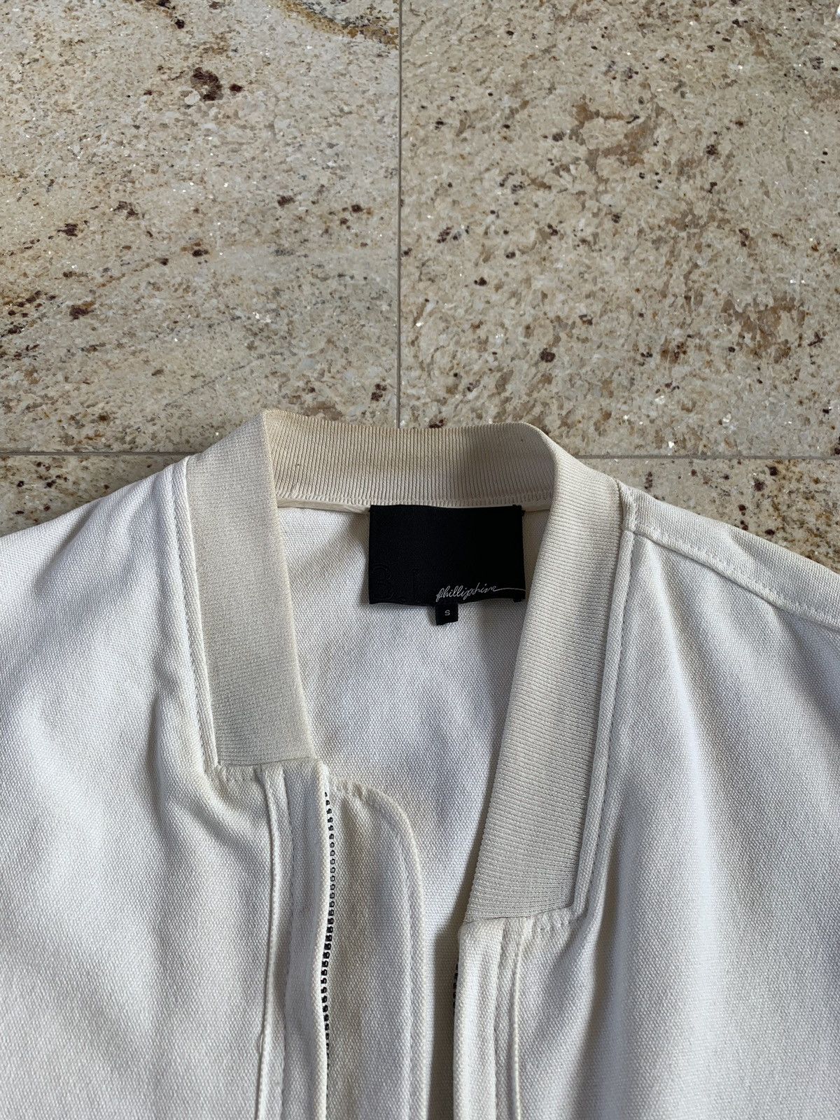 3.1 Phillip Lim Light Jacket in White With Frayed Back Size US S / EU 44-46 / 1 - 9 Thumbnail