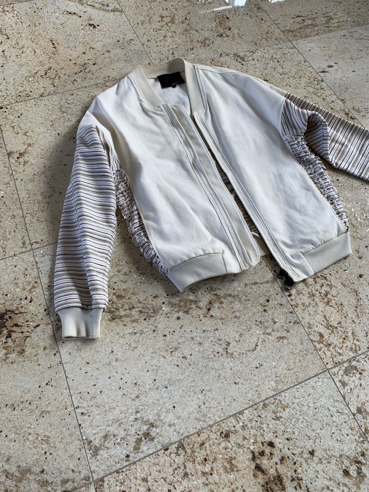 3.1 Phillip Lim Light Jacket in White With Frayed Back Size US S / EU 44-46 / 1 - 6 Thumbnail