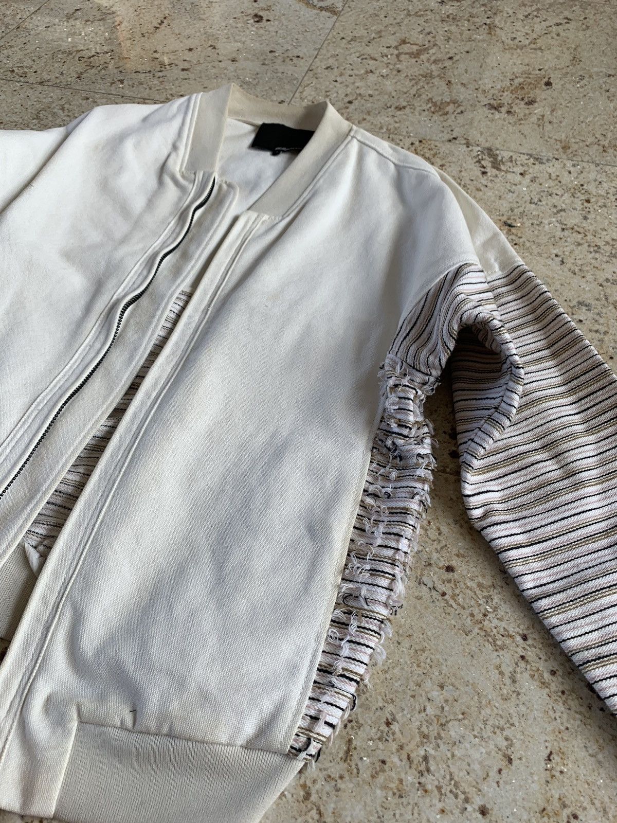 3.1 Phillip Lim Light Jacket in White With Frayed Back Size US S / EU 44-46 / 1 - 11 Thumbnail