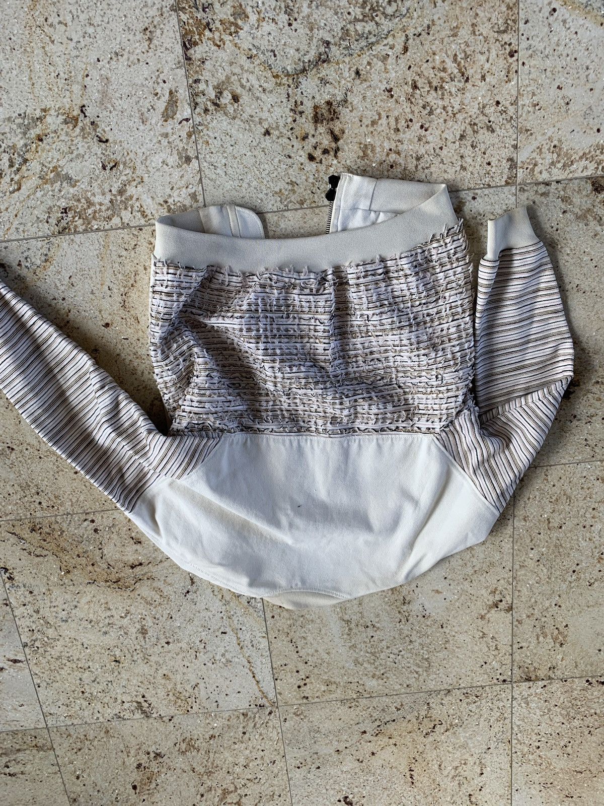 3.1 Phillip Lim Light Jacket in White With Frayed Back Size US S / EU 44-46 / 1 - 16 Thumbnail