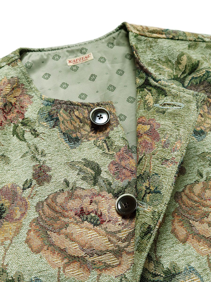Kapital Kapital Goblin Jacquard Vest Size US XL / EU 56 / 4 - 4 Thumbnail