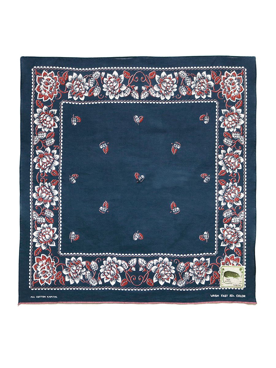 Kapital Kapital Rockwell Flower Bandana Size ONE SIZE - 1 Thumbnail