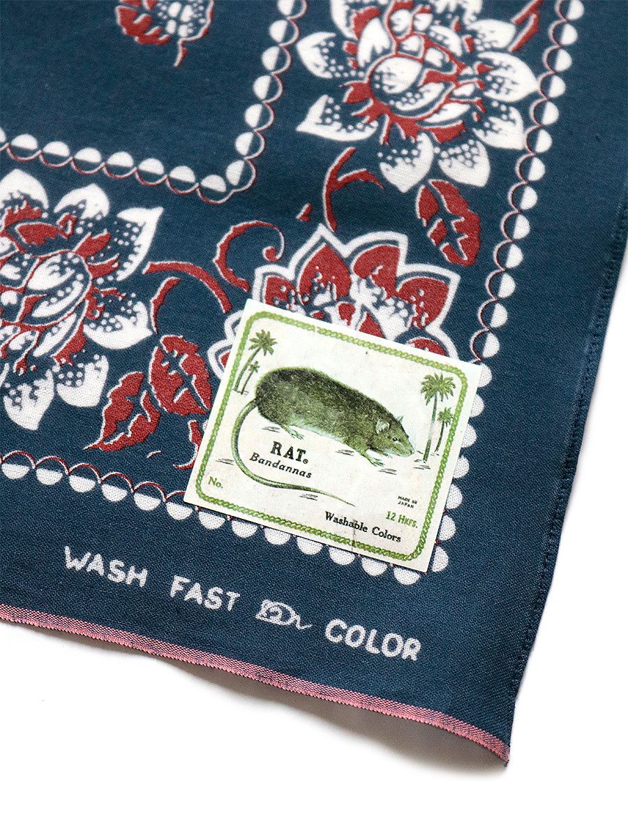 Kapital Kapital Rockwell Flower Bandana Size ONE SIZE - 2 Thumbnail