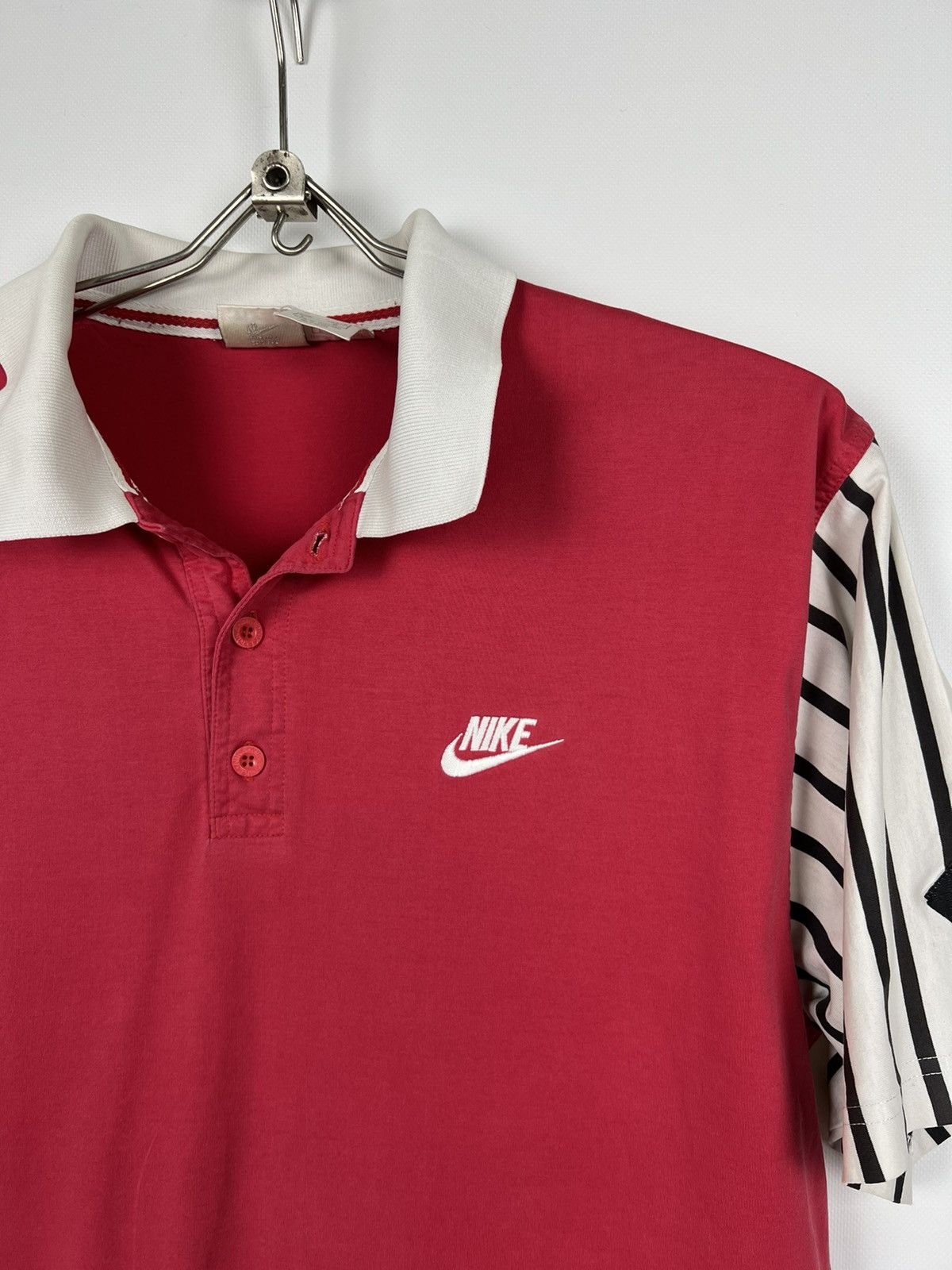 Nike × Vintage Vintage Rare 80’s Nike Supreme Court Polo Shirt Size US L / EU 52-54 / 3 - 4 Thumbnail