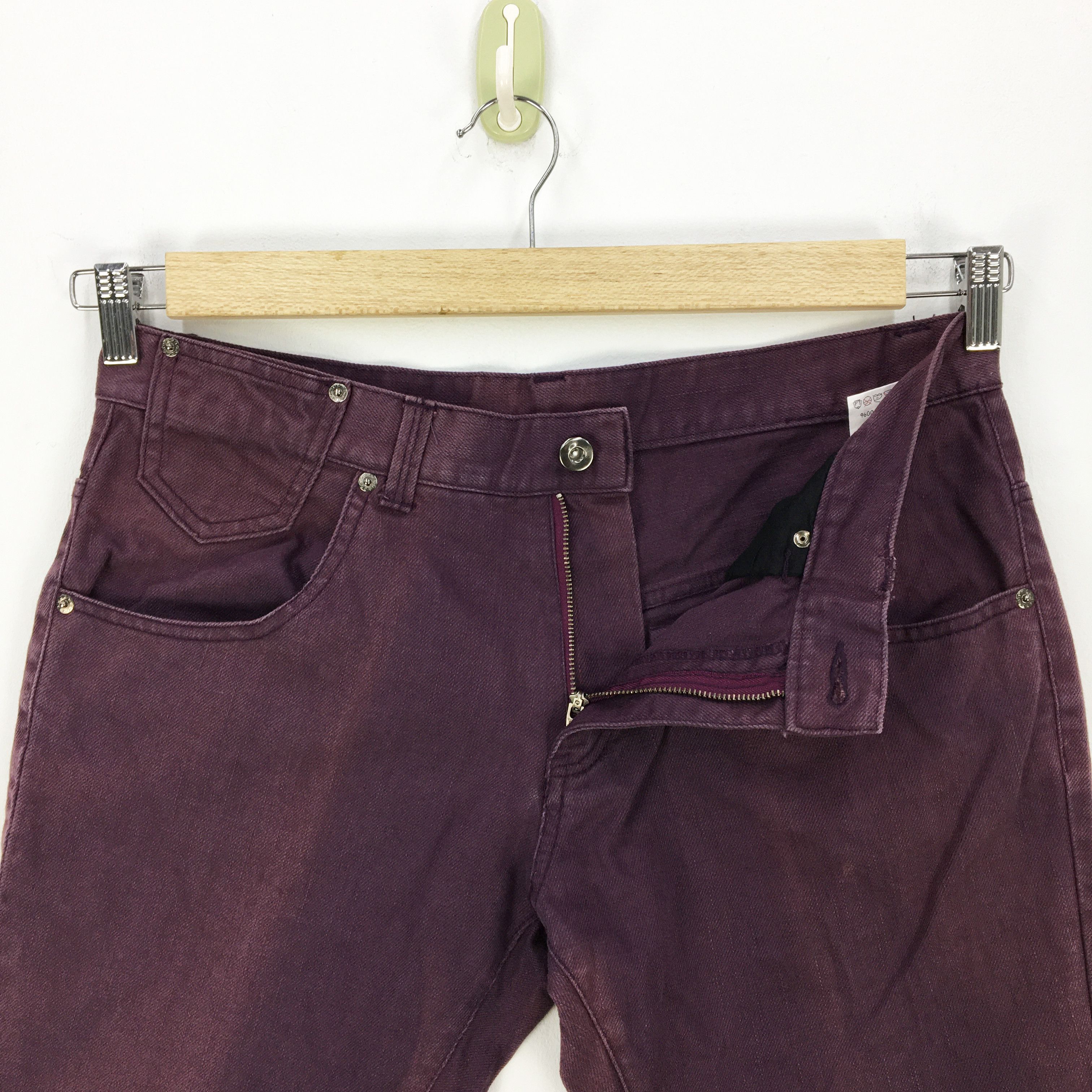 Japanese Brand Japanese Flare Jeans Purple Denim Japanese Bootcut Pants Size US 34 / EU 50 - 11 Thumbnail
