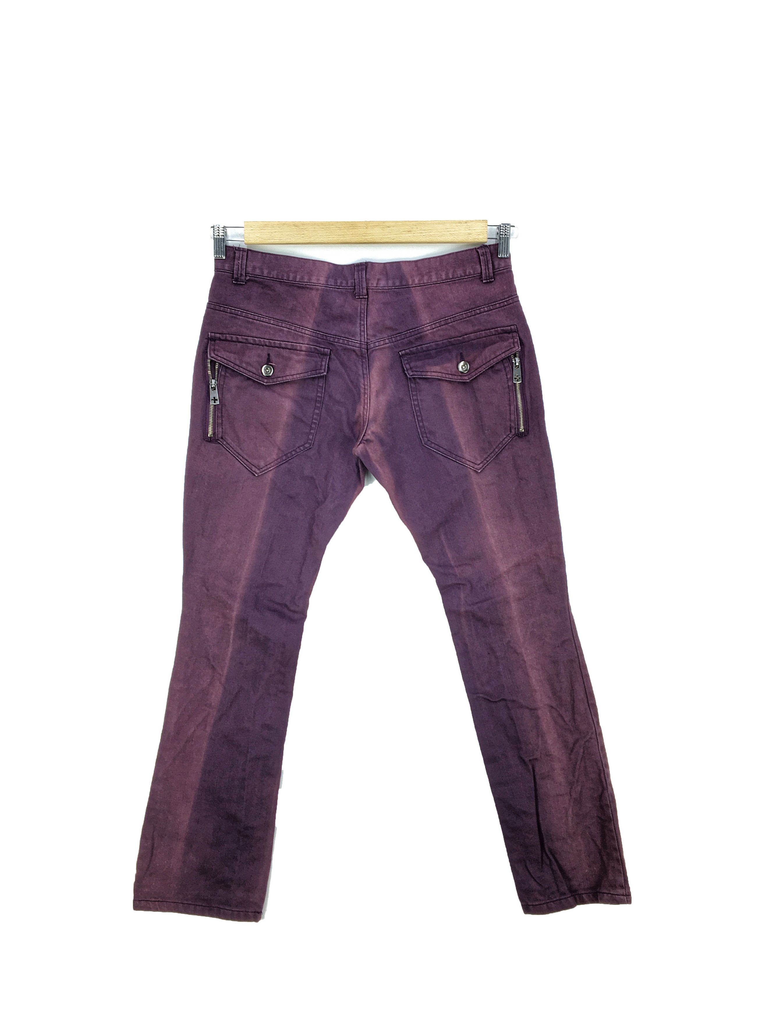 Japanese Brand Japanese Flare Jeans Purple Denim Japanese Bootcut Pants Size US 34 / EU 50 - 2 Thumbnail
