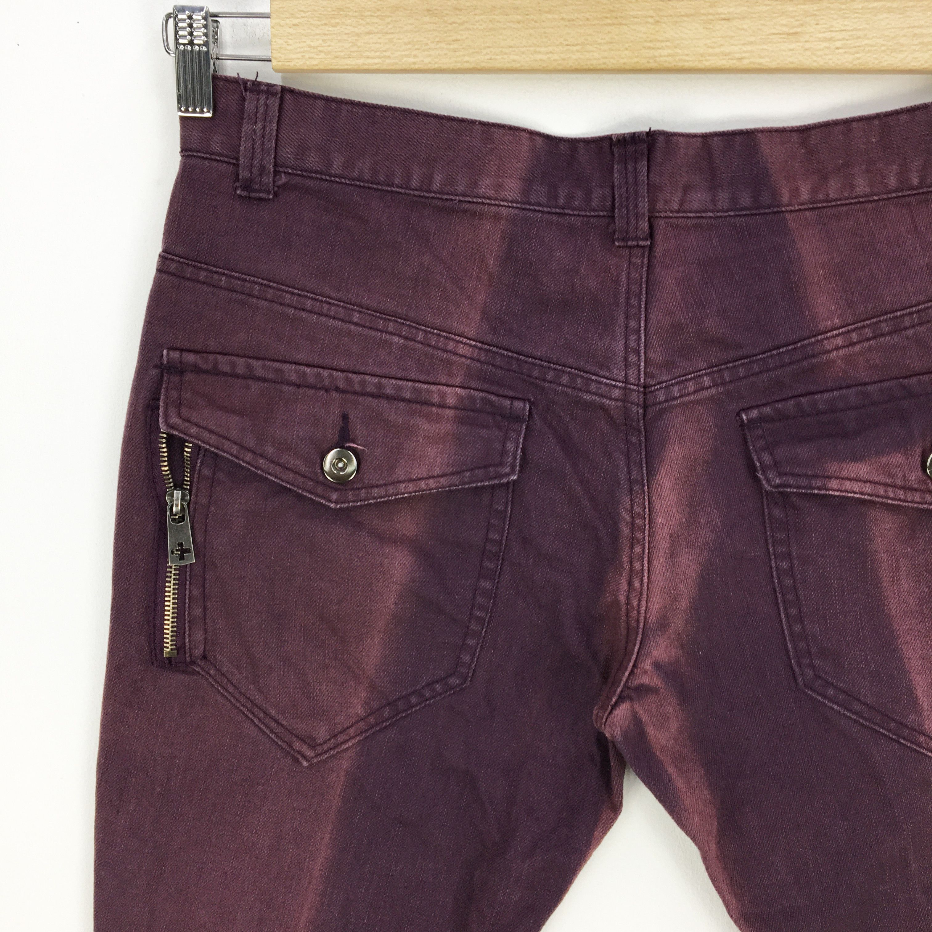 Japanese Brand Japanese Flare Jeans Purple Denim Japanese Bootcut Pants Size US 34 / EU 50 - 8 Thumbnail