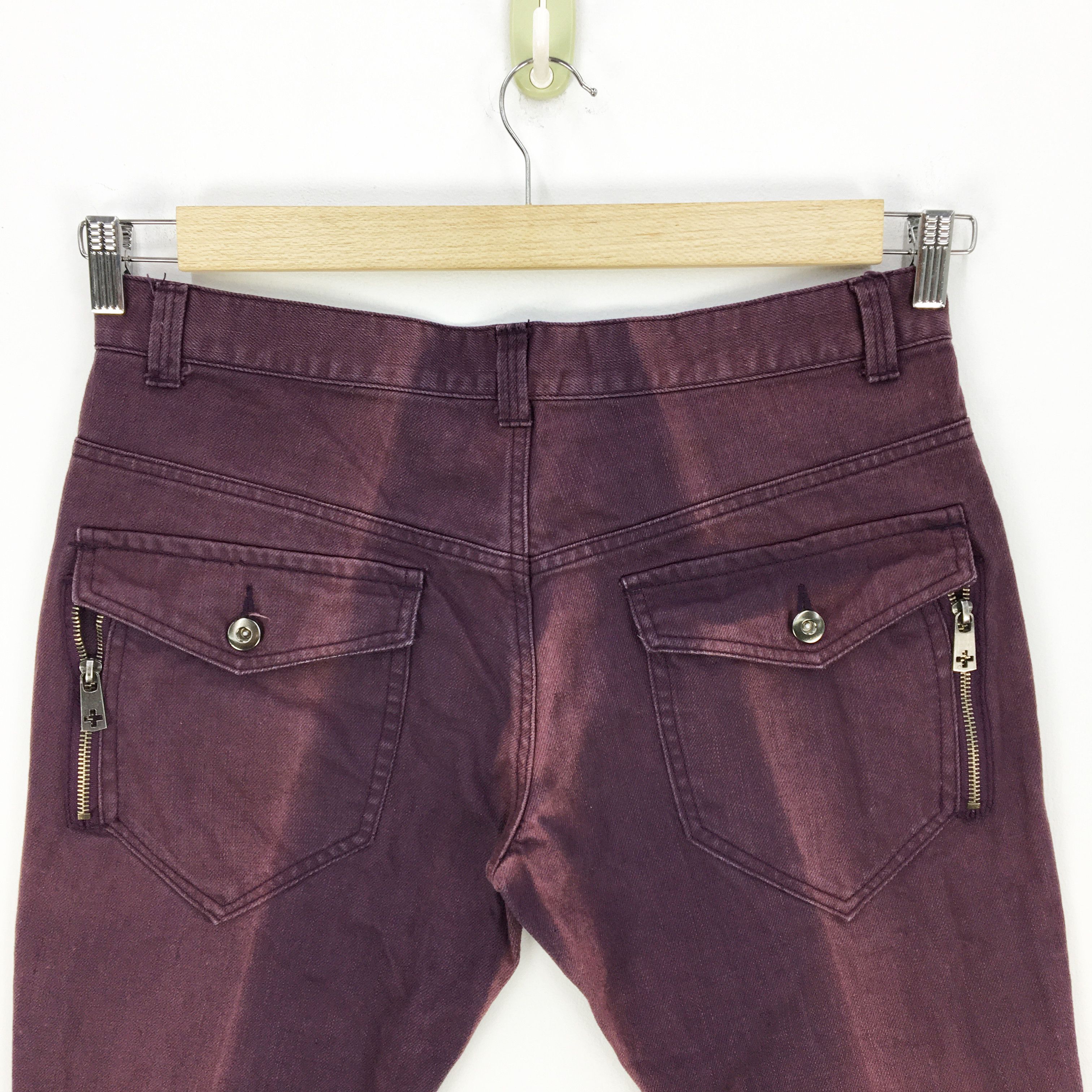 Japanese Brand Japanese Flare Jeans Purple Denim Japanese Bootcut Pants Size US 34 / EU 50 - 6 Thumbnail
