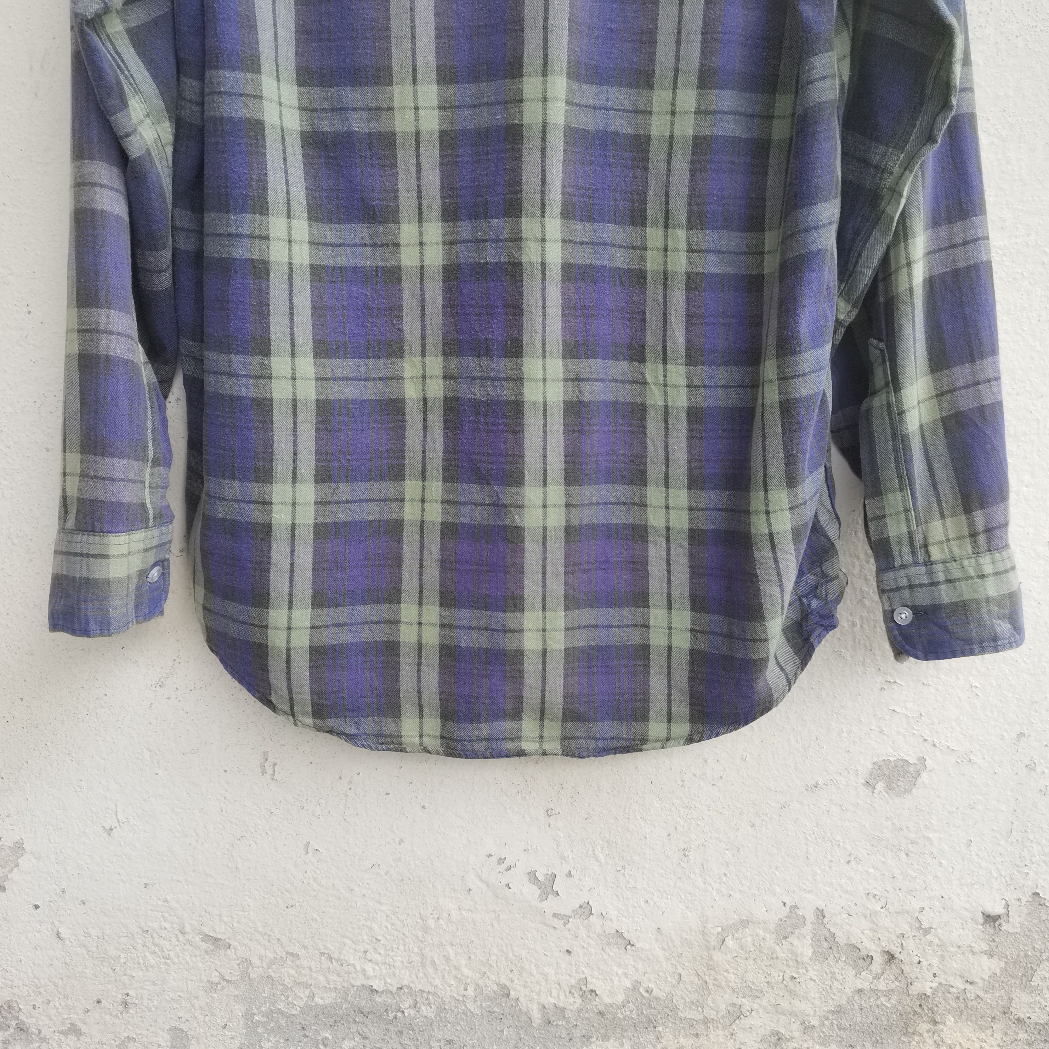L.L. Bean × Vintage Crazy Vintage 90s L.L Bean Flannel Button Up Shirt Size US S / EU 44-46 / 1 - 7 Thumbnail