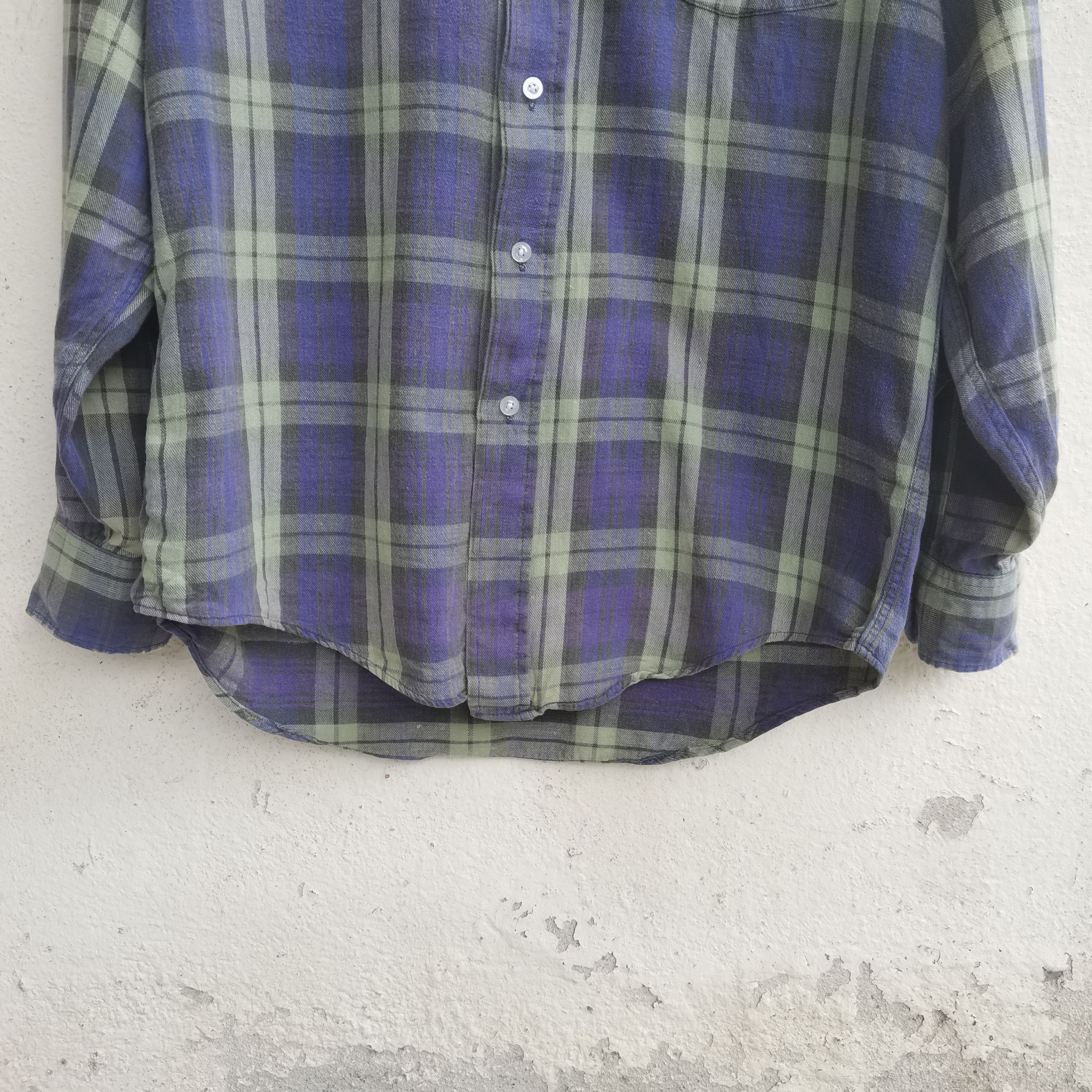L.L. Bean × Vintage Crazy Vintage 90s L.L Bean Flannel Button Up Shirt Size US S / EU 44-46 / 1 - 4 Thumbnail