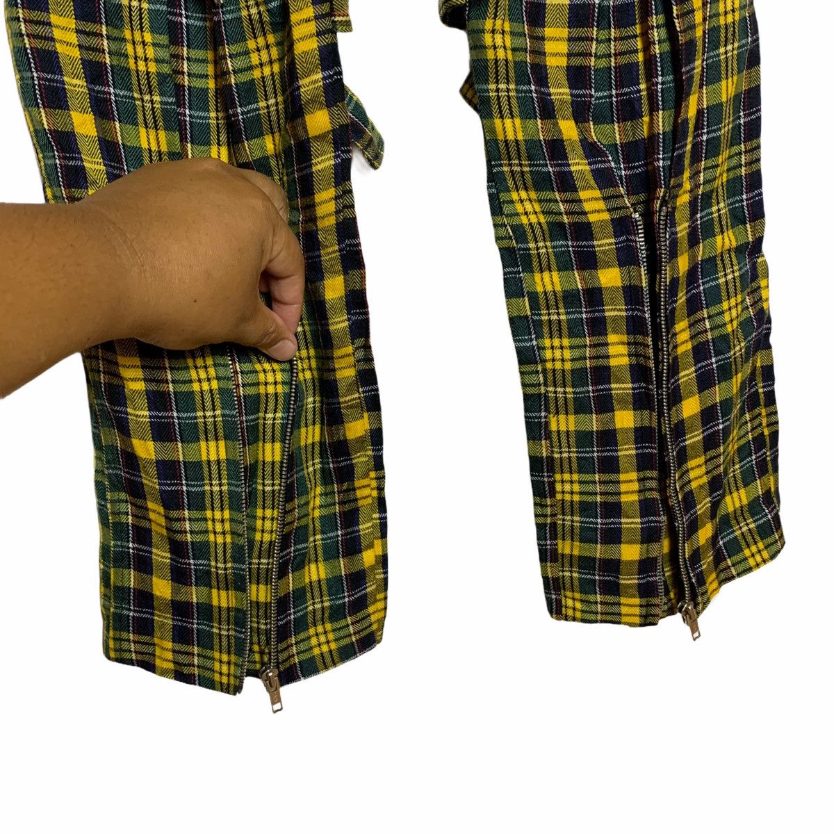 Japanese Brand × Other Japan Warpreps Tartan Zipper Bondage Pant Size US 28 / EU 44 - 9 Thumbnail