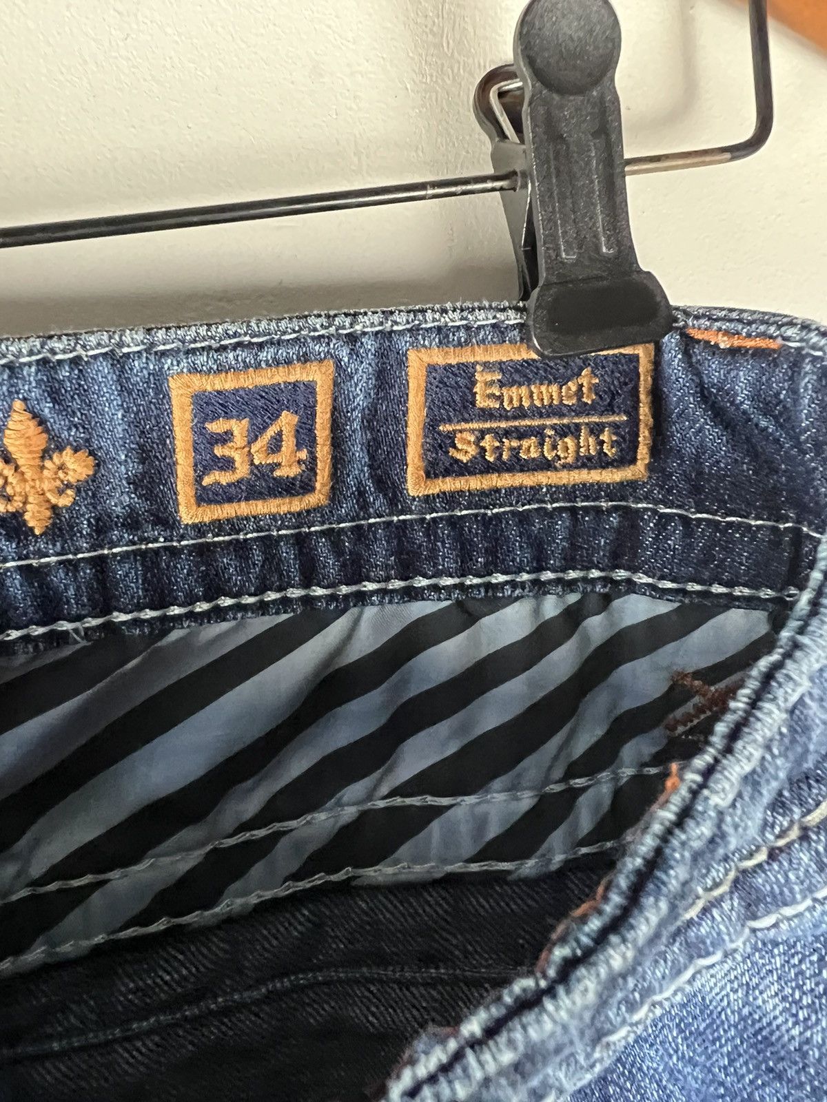 Rock Revival Rock Revival Emmet Straight Jeans Size US 34 / EU 50 - 3 Thumbnail