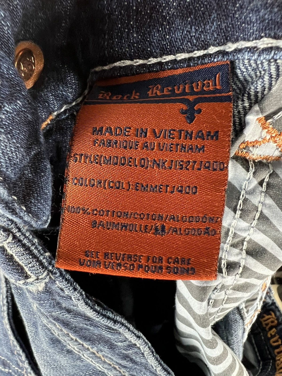 Rock Revival Rock Revival Emmet Straight Jeans Size US 34 / EU 50 - 4 Thumbnail