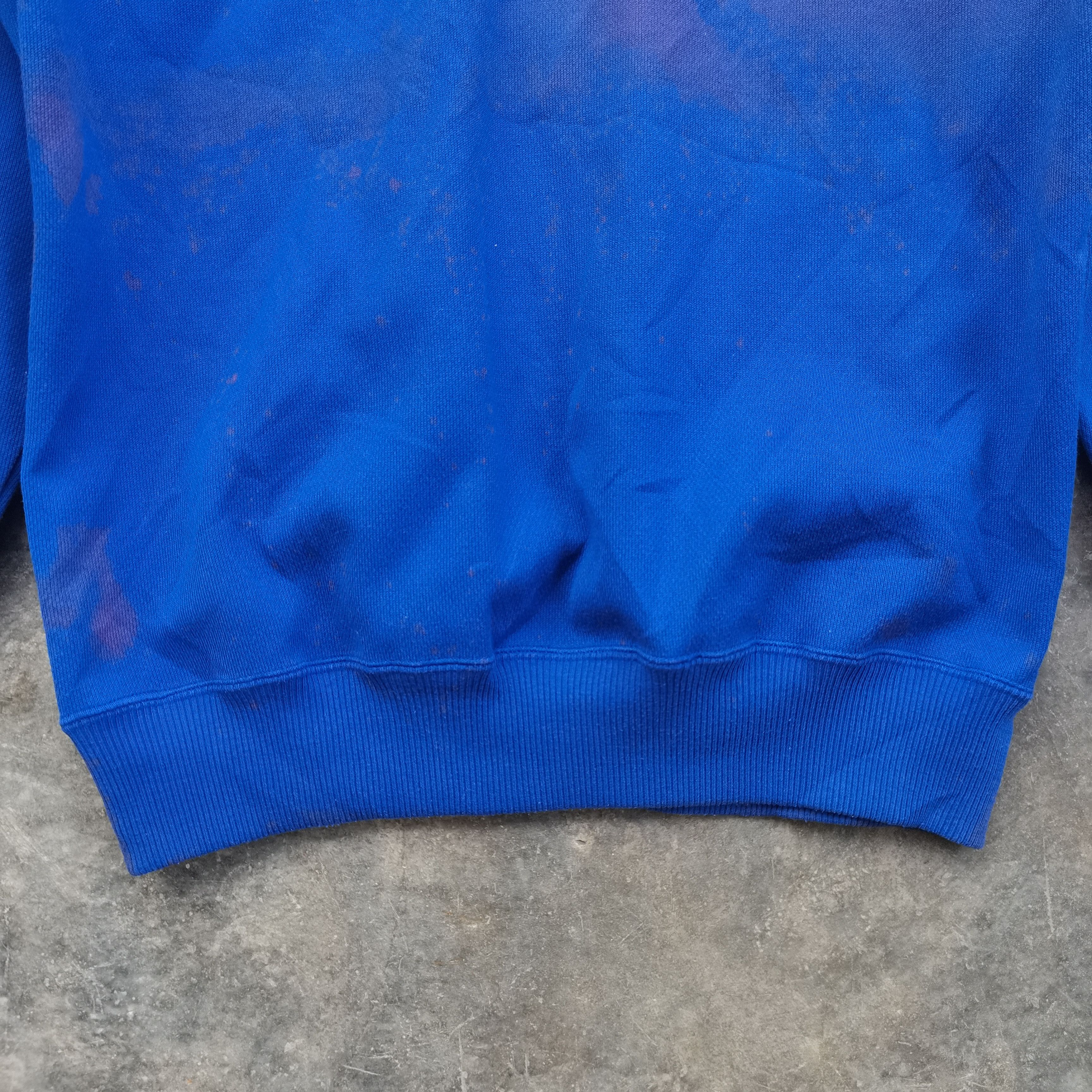 Adidas × Descente × Vintage Vintage 80s ADIDAS TECHNO Acid Wash 3 Stripes Sweatshirt Size US M / EU 48-50 / 2 - 9 Thumbnail