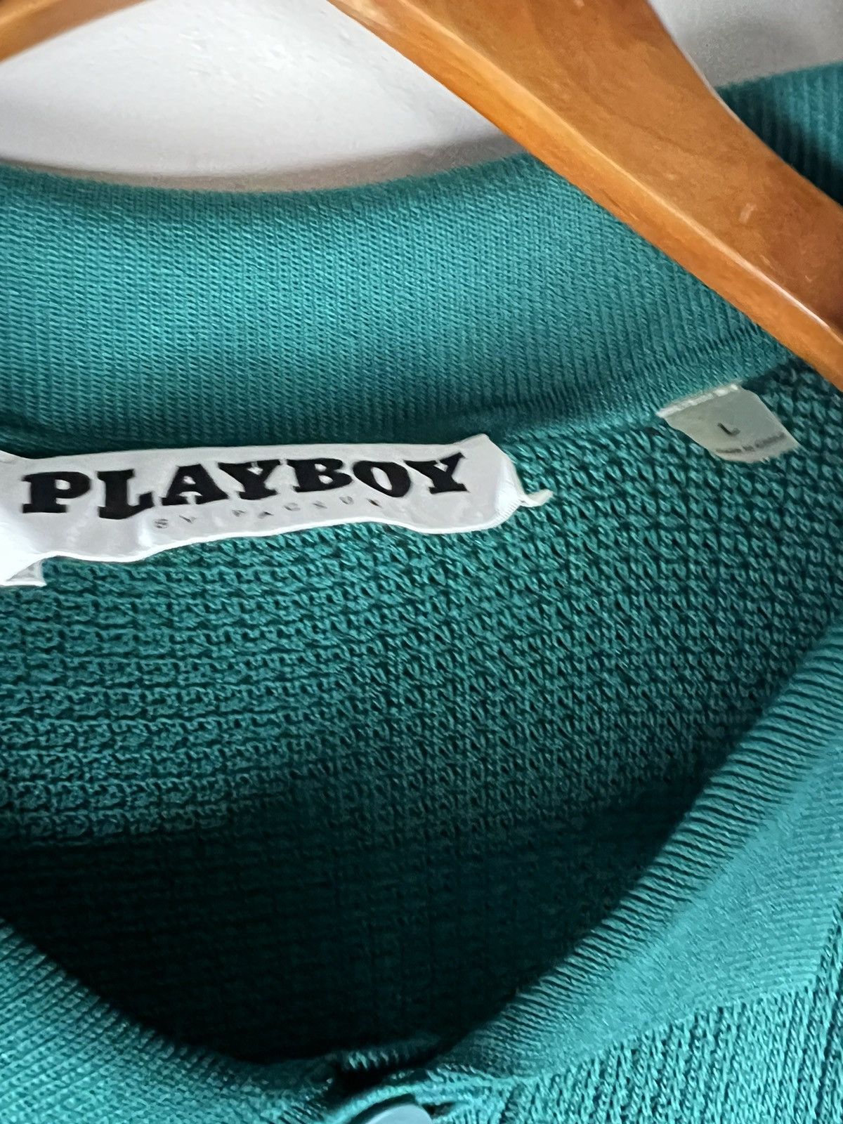 Pacsun × Playboy Pacsun Playboy Polo Knit Shirt Size US L / EU 52-54 / 3 - 3 Thumbnail