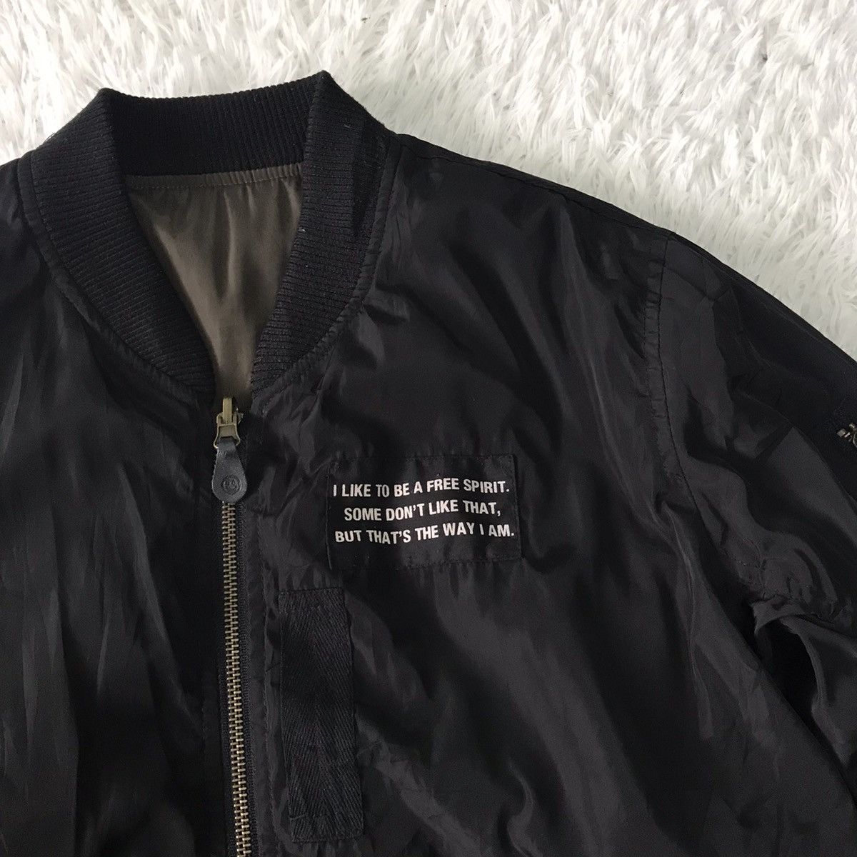 Japanese Brand Black Riot Reversable Bomber Like Jacket Size US S / EU 44-46 / 1 - 8 Thumbnail