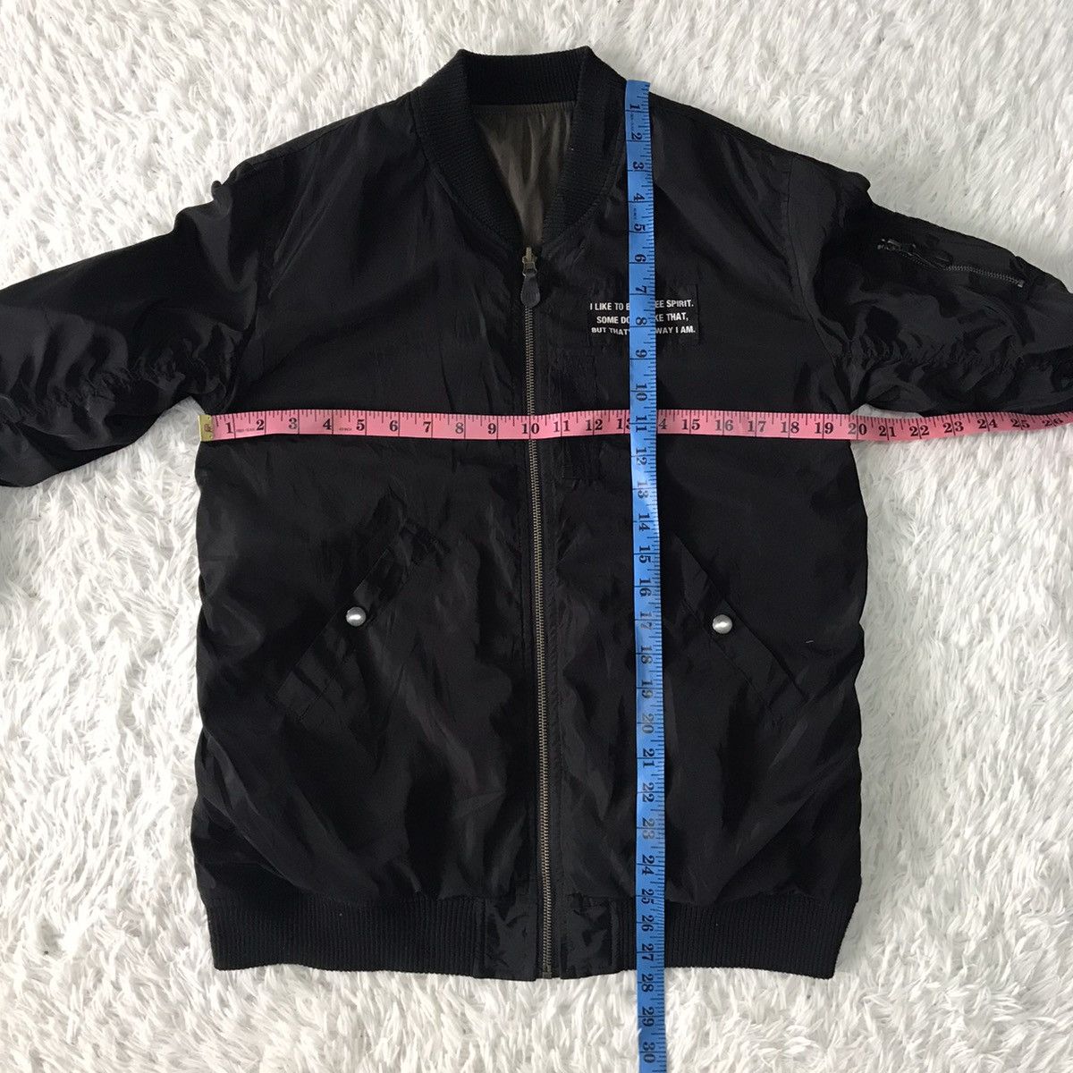 Japanese Brand Black Riot Reversable Bomber Like Jacket Size US S / EU 44-46 / 1 - 9 Thumbnail