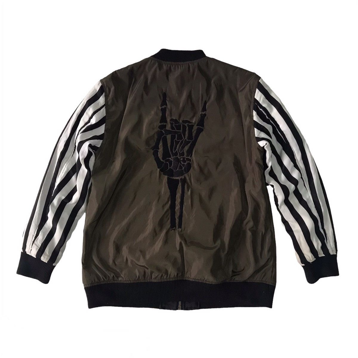 Japanese Brand Black Riot Reversable Bomber Like Jacket Size US S / EU 44-46 / 1 - 1 Thumbnail