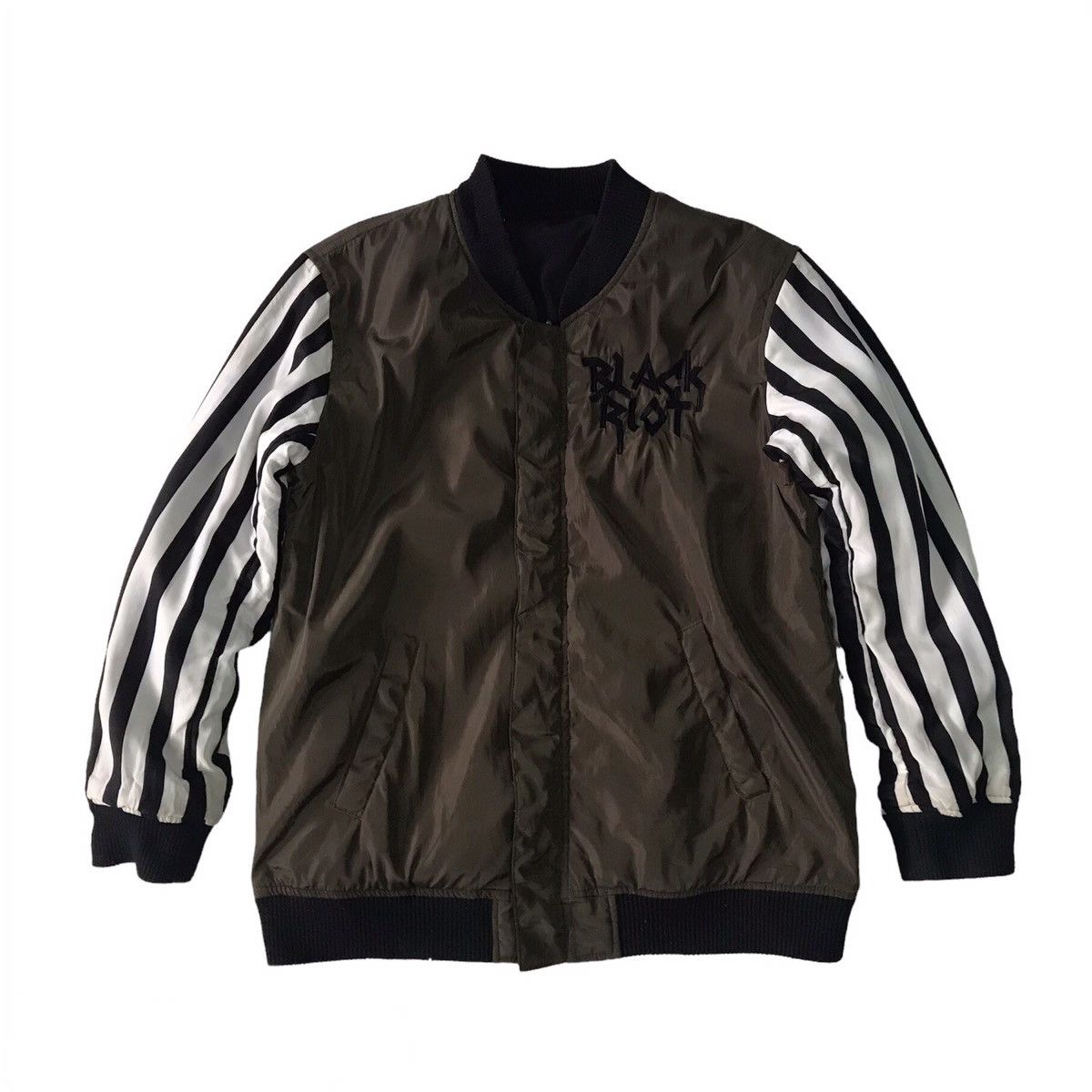 Japanese Brand Black Riot Reversable Bomber Like Jacket Size US S / EU 44-46 / 1 - 2 Thumbnail