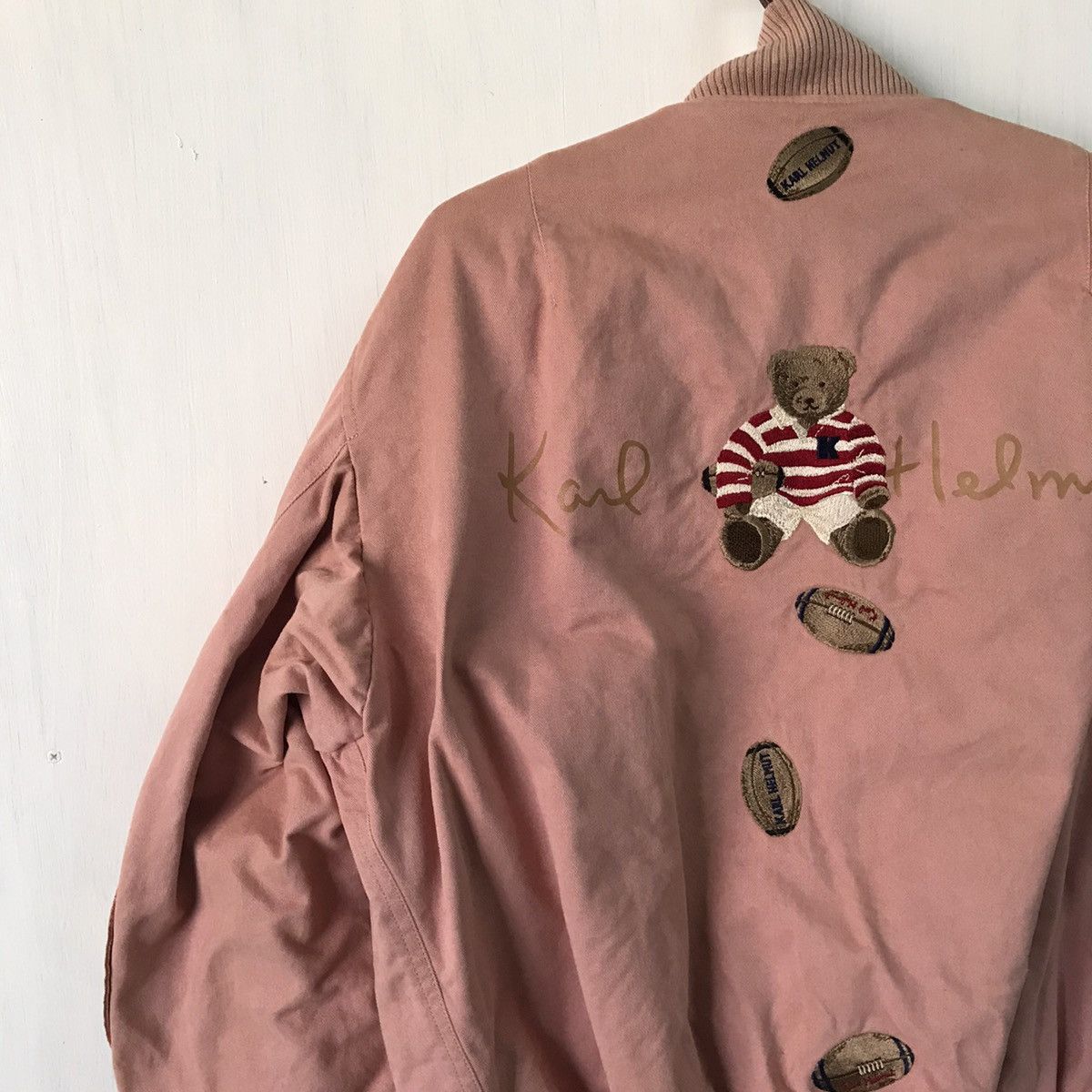 Karl Helmut 💥Steals💥Karl Helmut Bear Bomber Jacket Size US M / EU 48-50 / 2 - 7 Thumbnail
