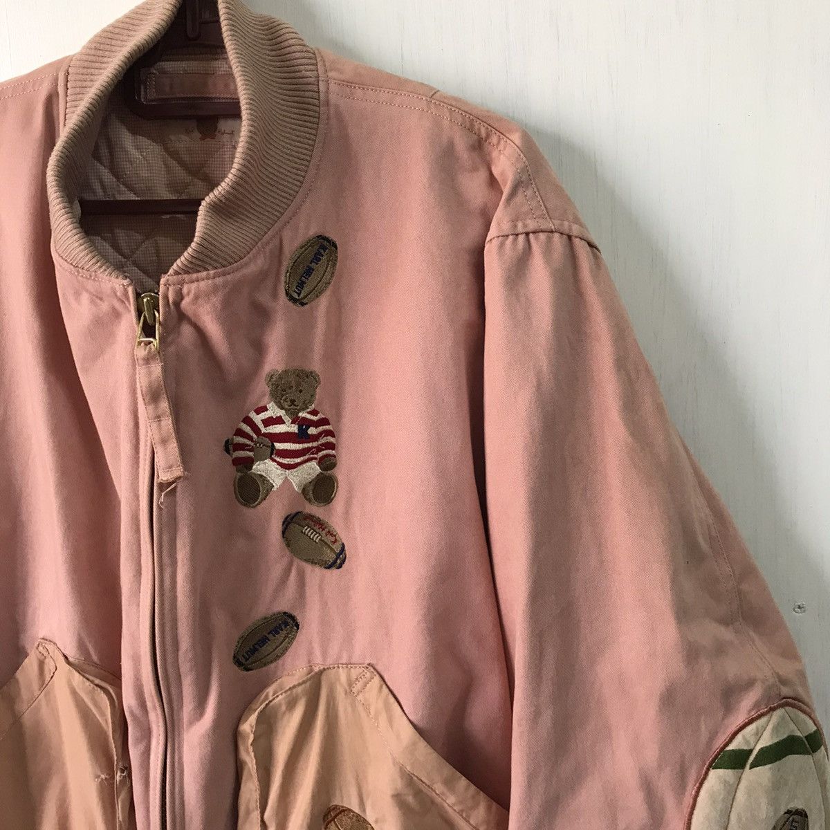 Karl Helmut 💥Steals💥Karl Helmut Bear Bomber Jacket Size US M / EU 48-50 / 2 - 4 Thumbnail