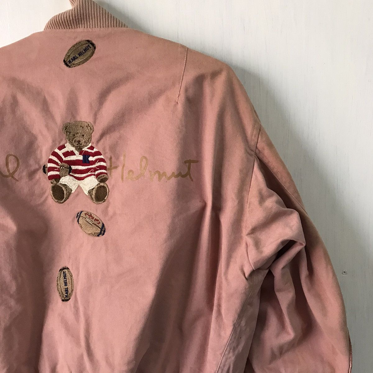 Karl Helmut 💥Steals💥Karl Helmut Bear Bomber Jacket Size US M / EU 48-50 / 2 - 8 Thumbnail