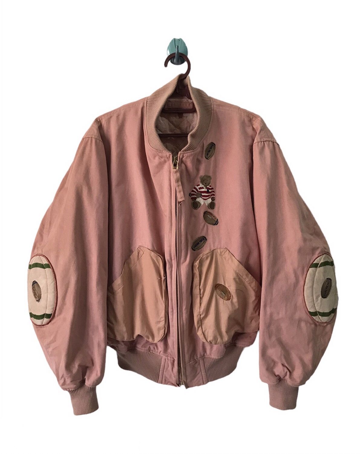 Karl Helmut 💥Steals💥Karl Helmut Bear Bomber Jacket Size US M / EU 48-50 / 2 - 1 Thumbnail
