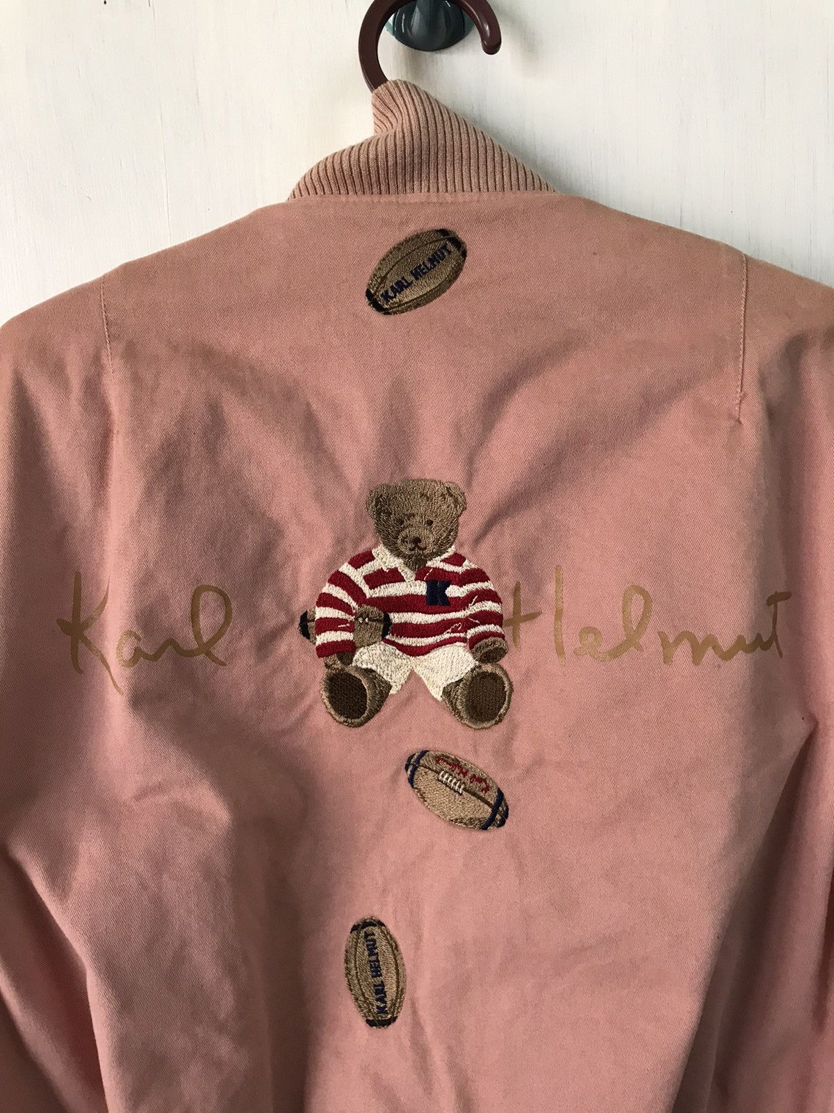 Karl Helmut 💥Steals💥Karl Helmut Bear Bomber Jacket Size US M / EU 48-50 / 2 - 11 Thumbnail