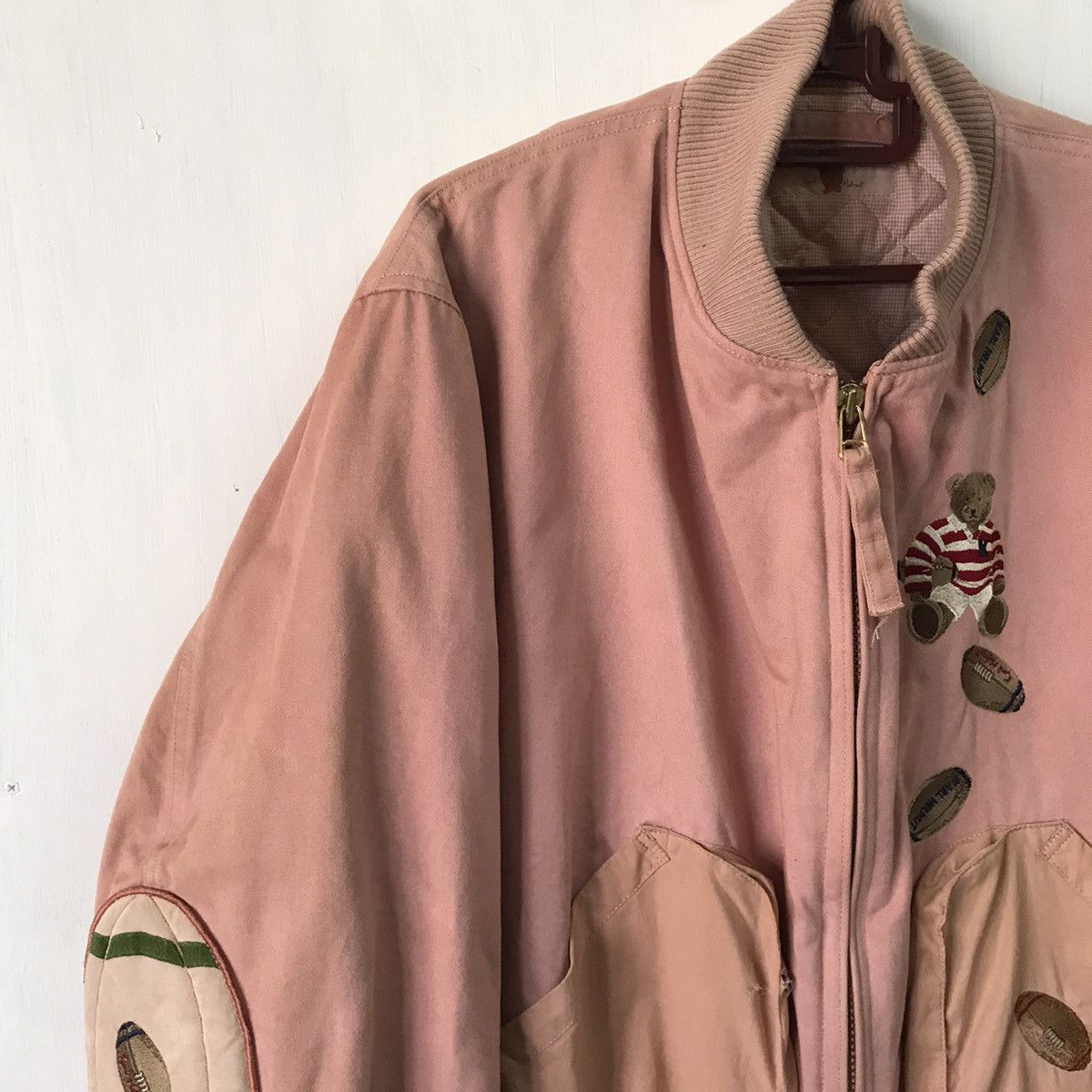 Karl Helmut 💥Steals💥Karl Helmut Bear Bomber Jacket Size US M / EU 48-50 / 2 - 3 Thumbnail