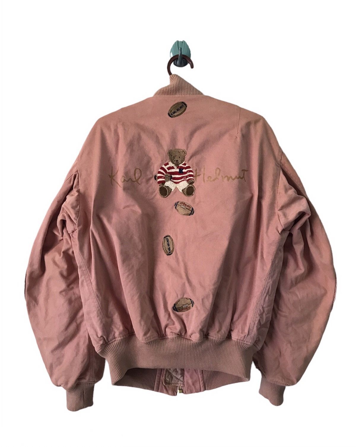 Karl Helmut 💥Steals💥Karl Helmut Bear Bomber Jacket Size US M / EU 48-50 / 2 - 2 Thumbnail