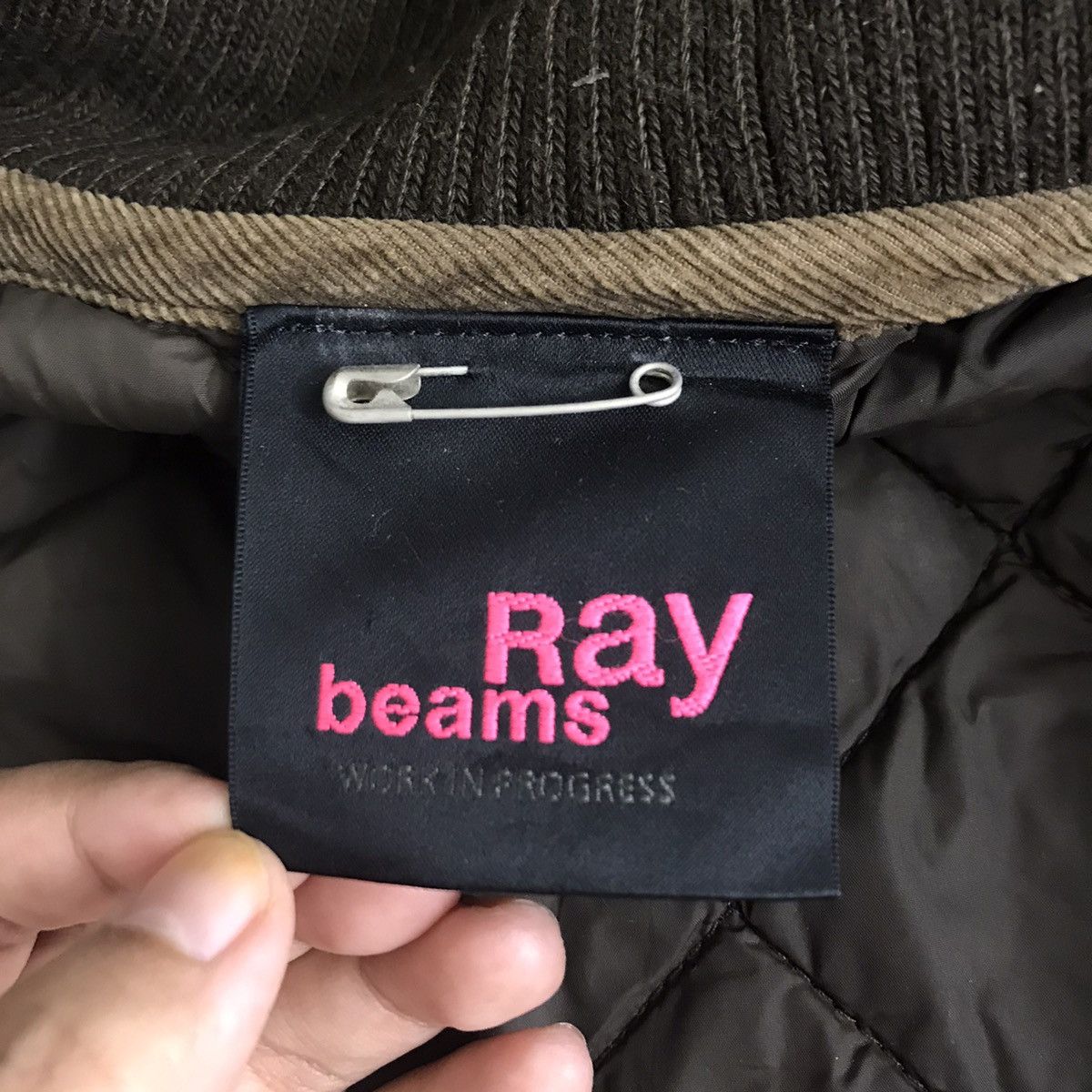 Vintage RAY BEAMS Japanese Brand Quilted Bomber Brown Jacket Size US XS / EU 42 / 0 - 3 Thumbnail