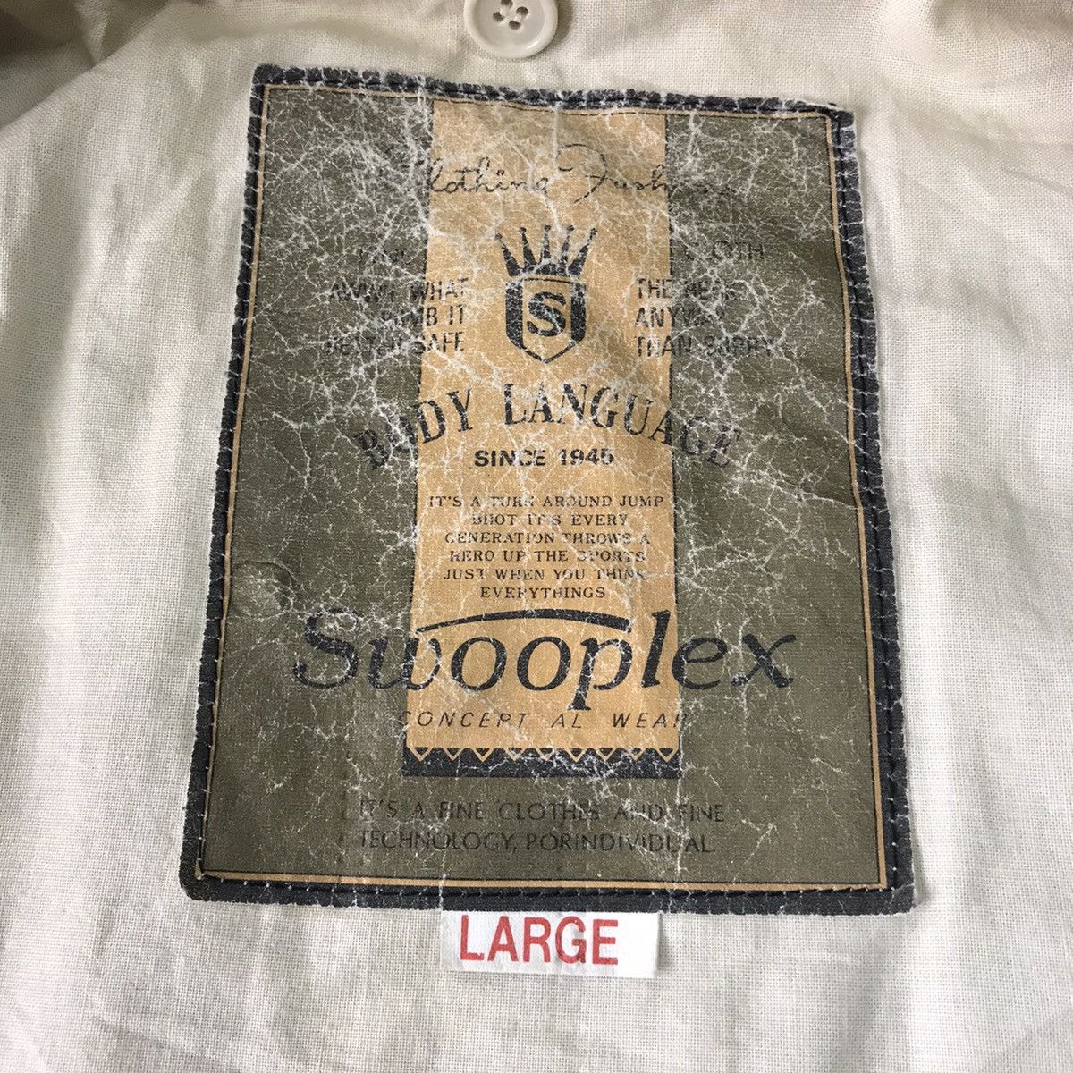Japanese Brand 💥Steals💥Rare Swooplex Navy Chic Bomber Jacket Size US L / EU 52-54 / 3 - 21 Thumbnail
