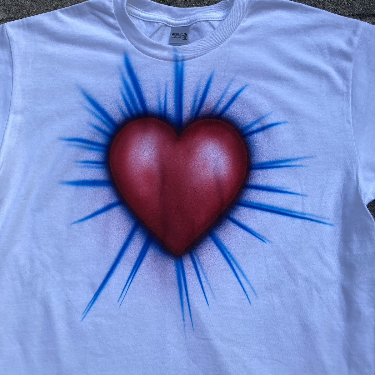 Vintage Custom Tshirt Heart Size US L / EU 52-54 / 3 - 2 Thumbnail