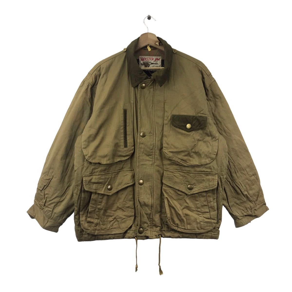 Vintage MASTER JIM Hunting Core Workwear Multi Pocket Bomber Jacket Size US M / EU 48-50 / 2 - 1 Thumbnail