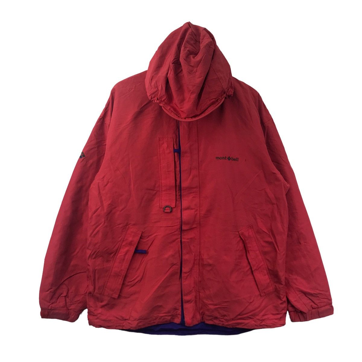 Montbell MONT-BELL Outdoor Hiking Hooded Red Light Jacket Size US XL / EU 56 / 4 - 1 Thumbnail