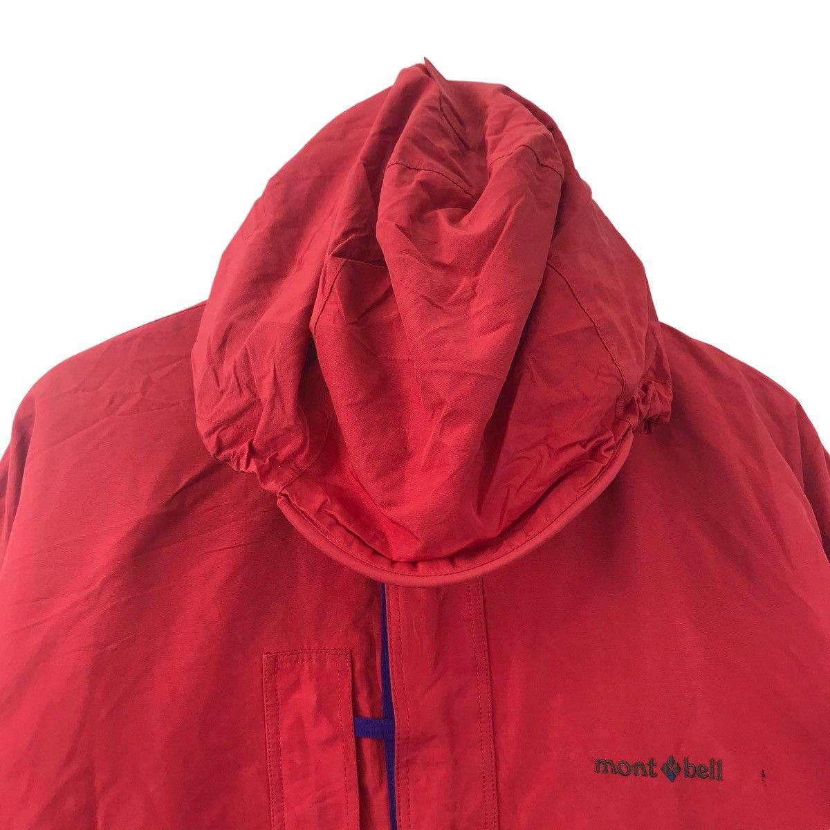 Montbell MONT-BELL Outdoor Hiking Hooded Red Light Jacket Size US XL / EU 56 / 4 - 2 Thumbnail