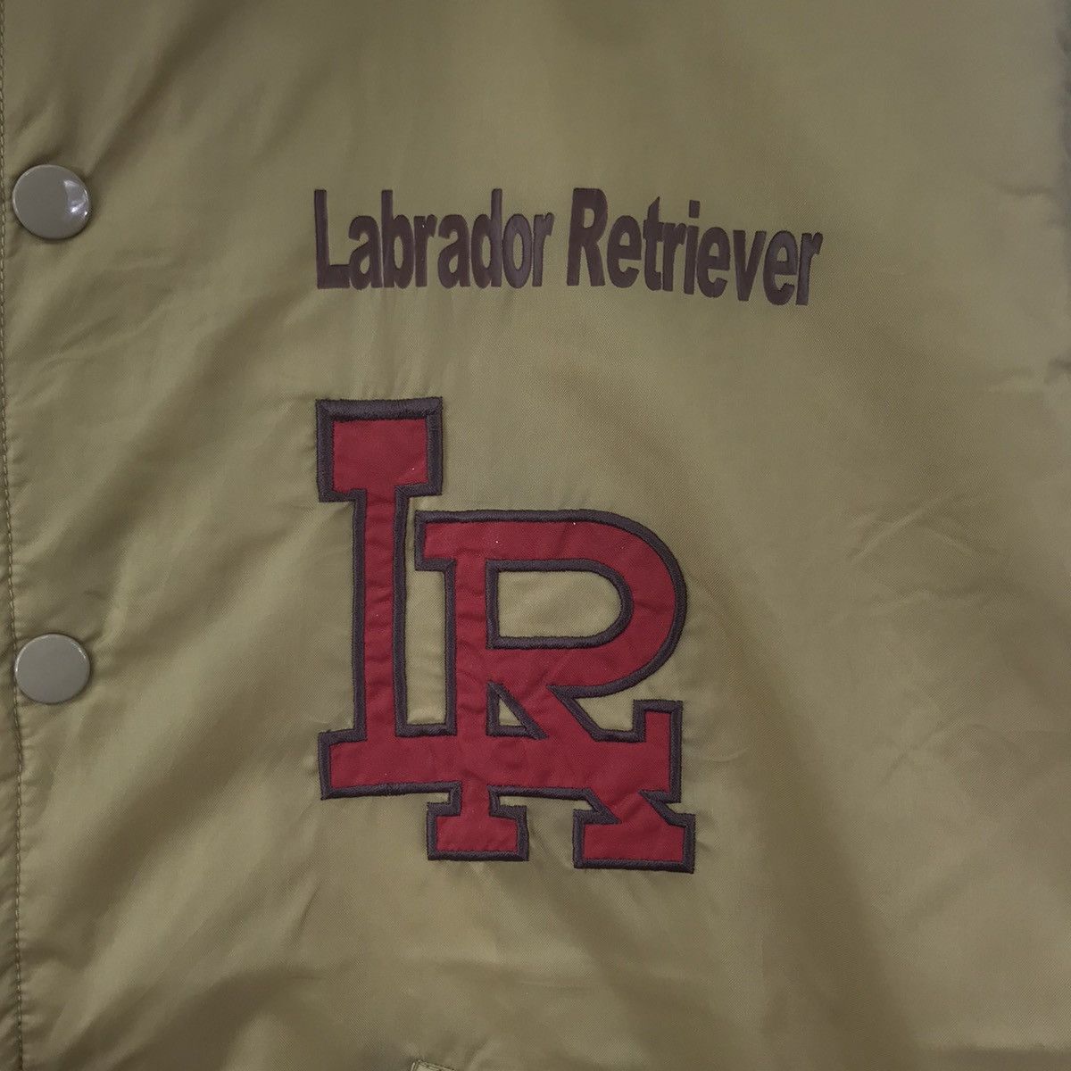 Vintage LABRADOR RETRIEVER Embroidered Logo Yellow Bomber Jacket Size US S / EU 44-46 / 1 - 3 Thumbnail
