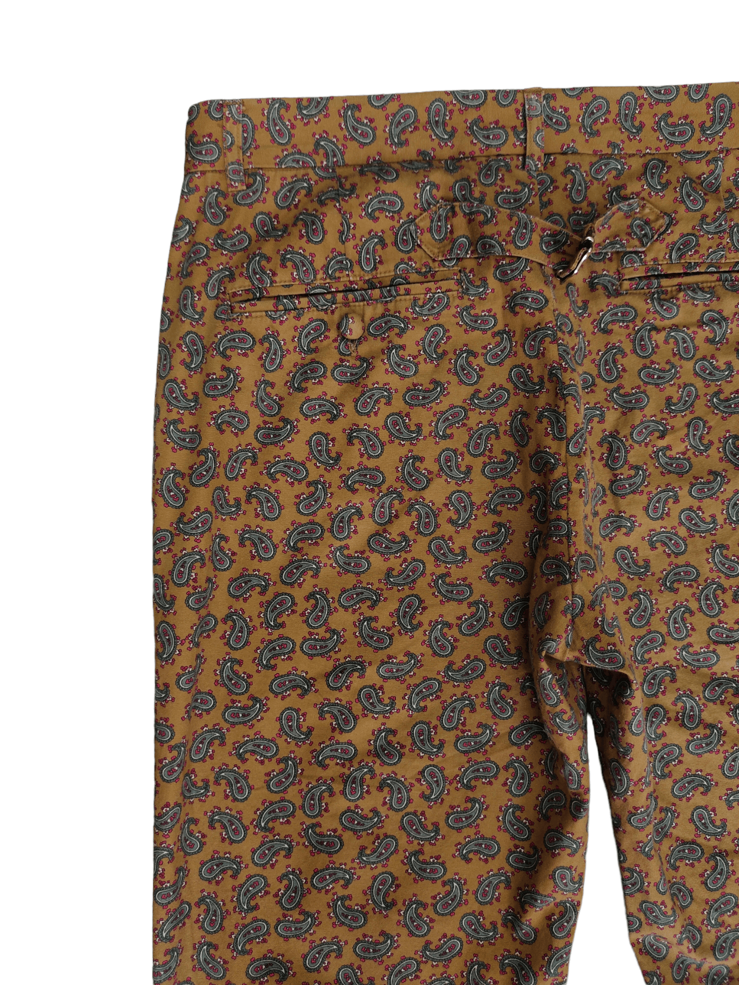 Beams Plus Vintage Beams Japan Paisley Buckle Back Trouser Pants Size US 30 / EU 46 - 3 Thumbnail