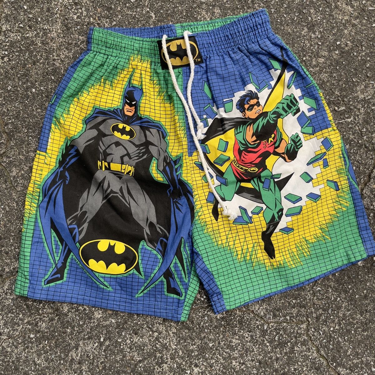 1996 BATMAN & ROBIN AMI Swim Trunks