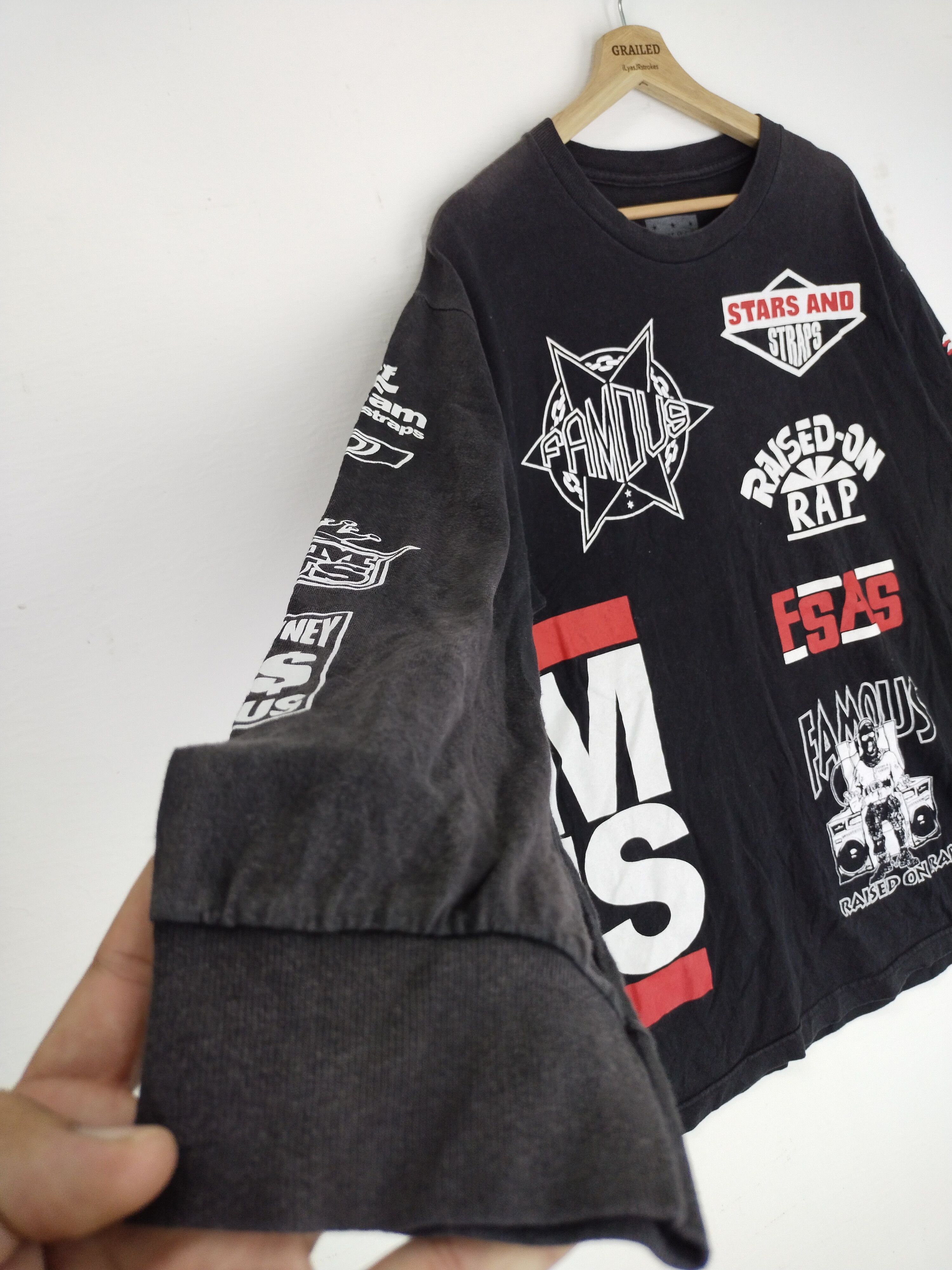 Famous Stars And Straps Vintage FSAS Full Print Long Sleeve Size US L / EU 52-54 / 3 - 8 Thumbnail