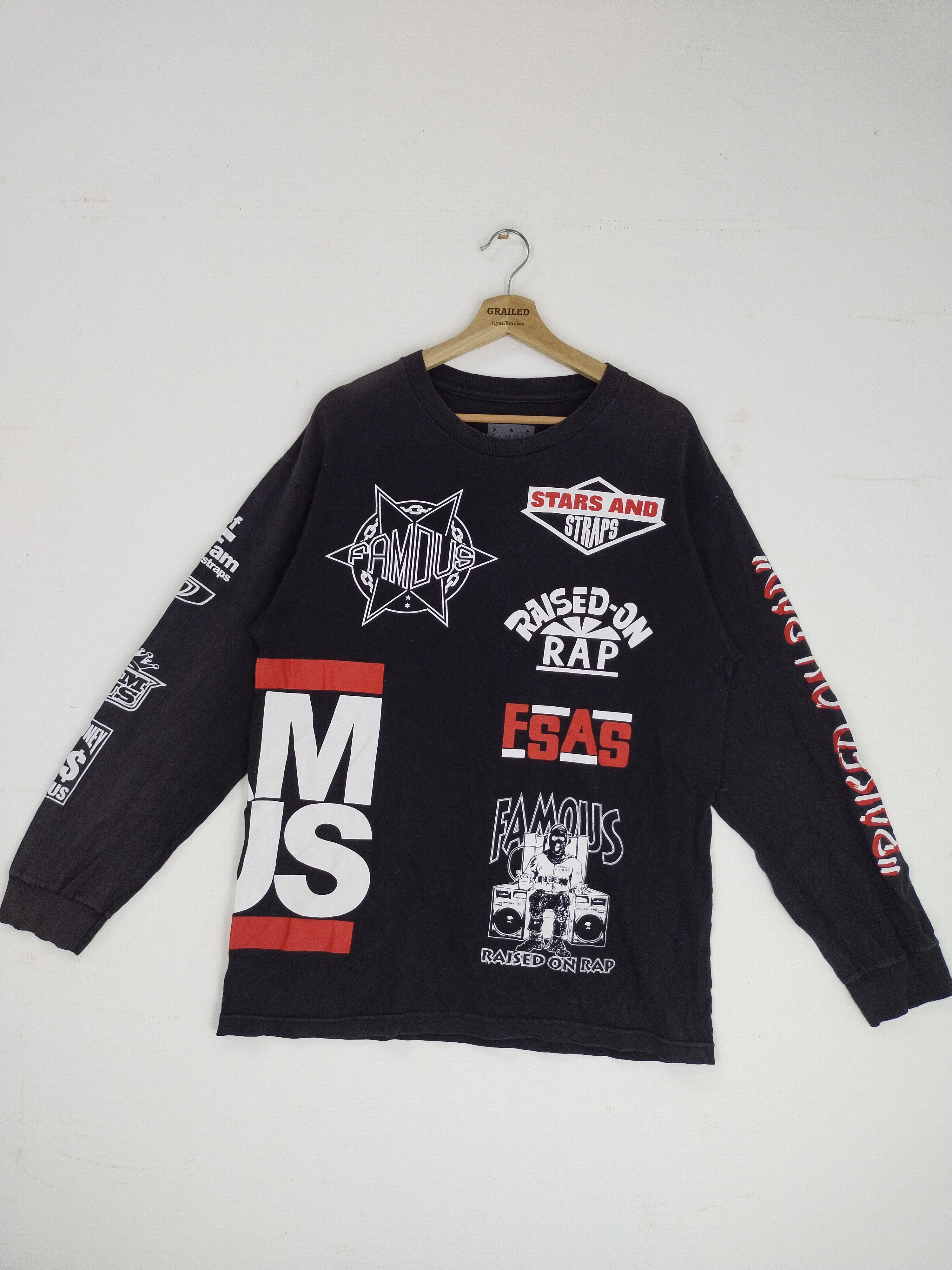 Famous Stars And Straps Vintage FSAS Full Print Long Sleeve Size US L / EU 52-54 / 3 - 2 Thumbnail